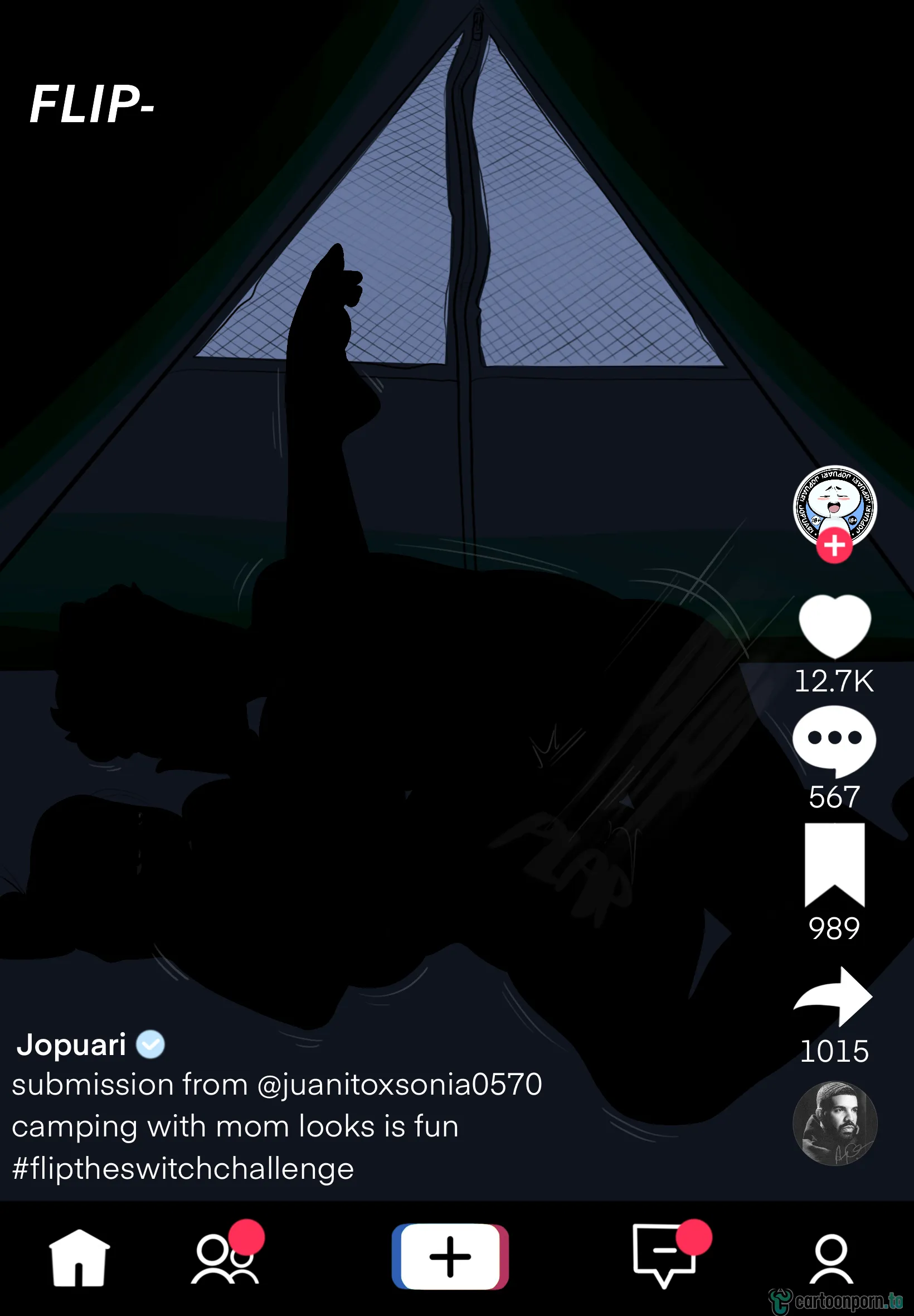 Jopuari Archive - Incest Porn Comic Collection [Jopuari] Camping with mom goes viral [English] – page 2