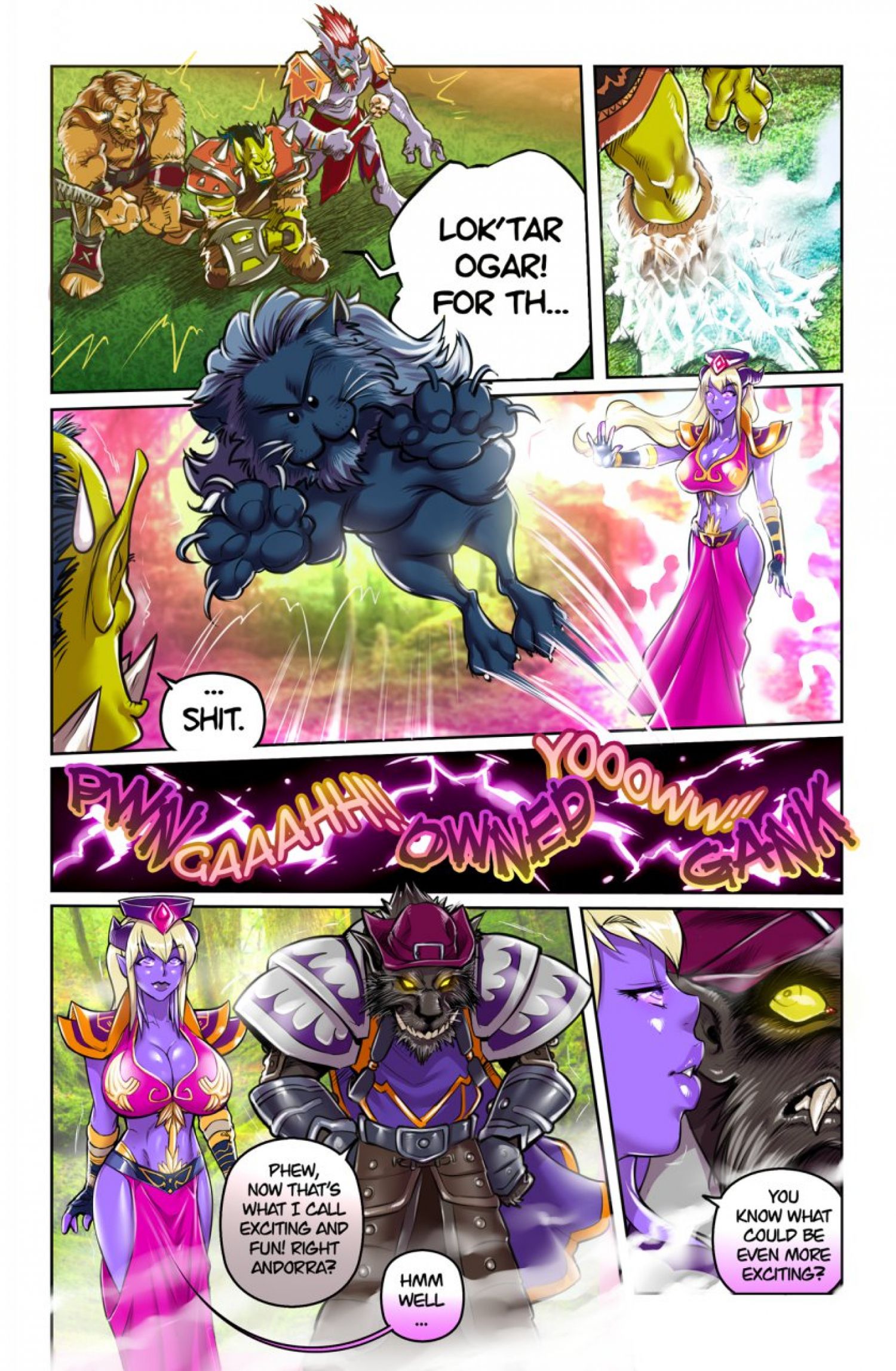 Make Love, Not Warcraft (Warcraft) [Romulo Melkor Mancin] 1 . Make Love, Not Warcraft – page 1