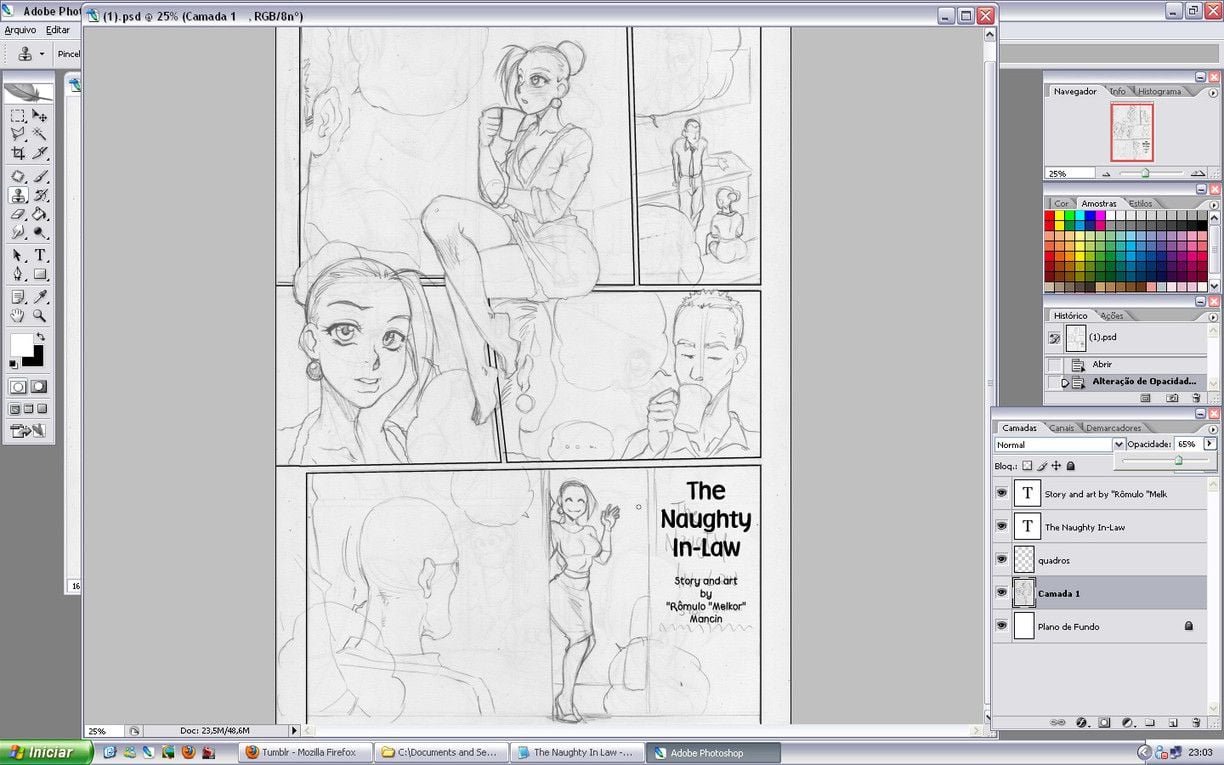 Sketchs [Romulo Melkor Mancin] 1 . Sketchs [Romulo Melkor Mancin] – page 91