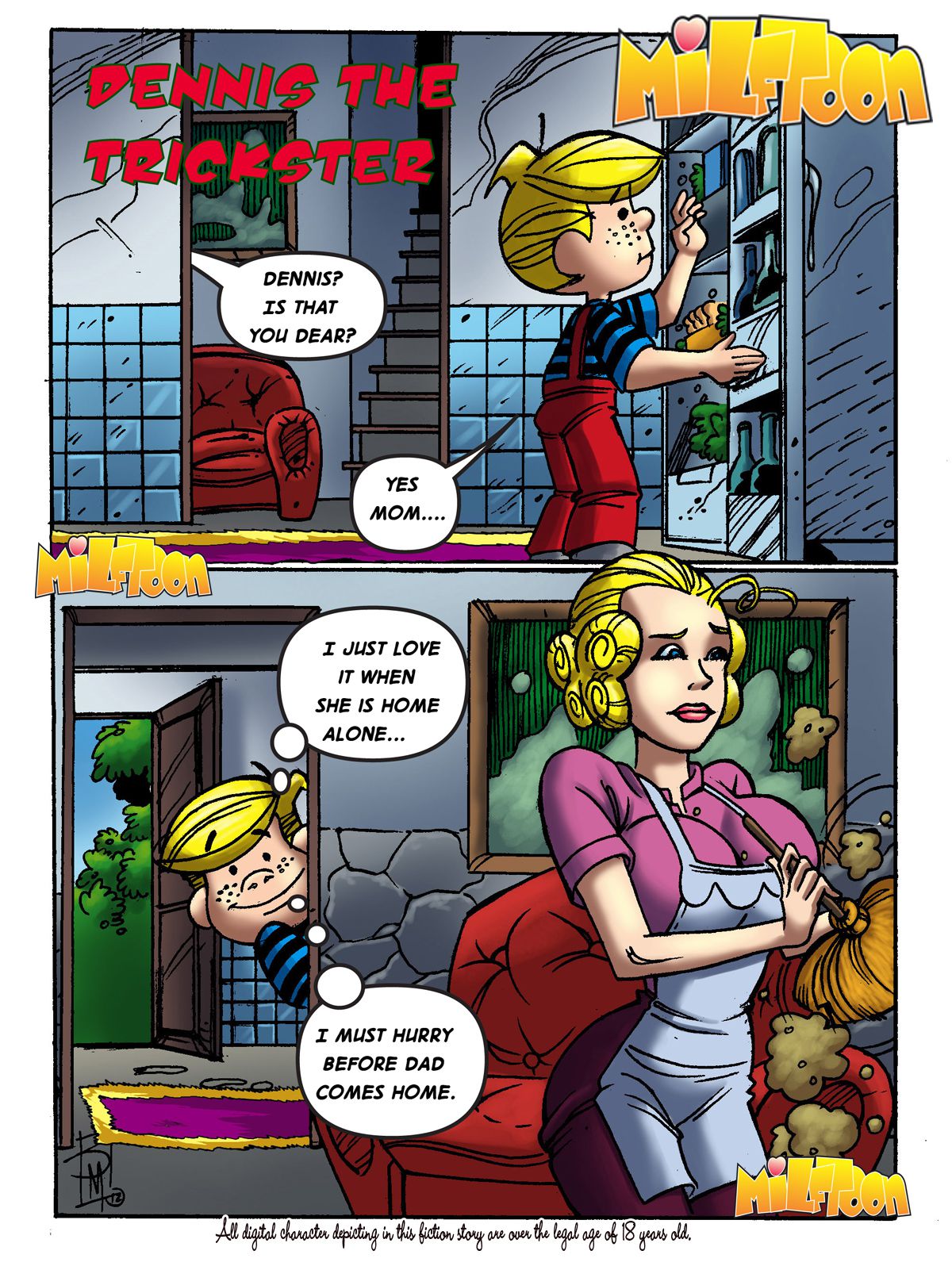 Dennis The Trickster (Dennis the Menace) [MILFToon] 1 . Dennis The Trickster  - Chapter 1 (Dennis the Menace) [MILFToon] – page 1