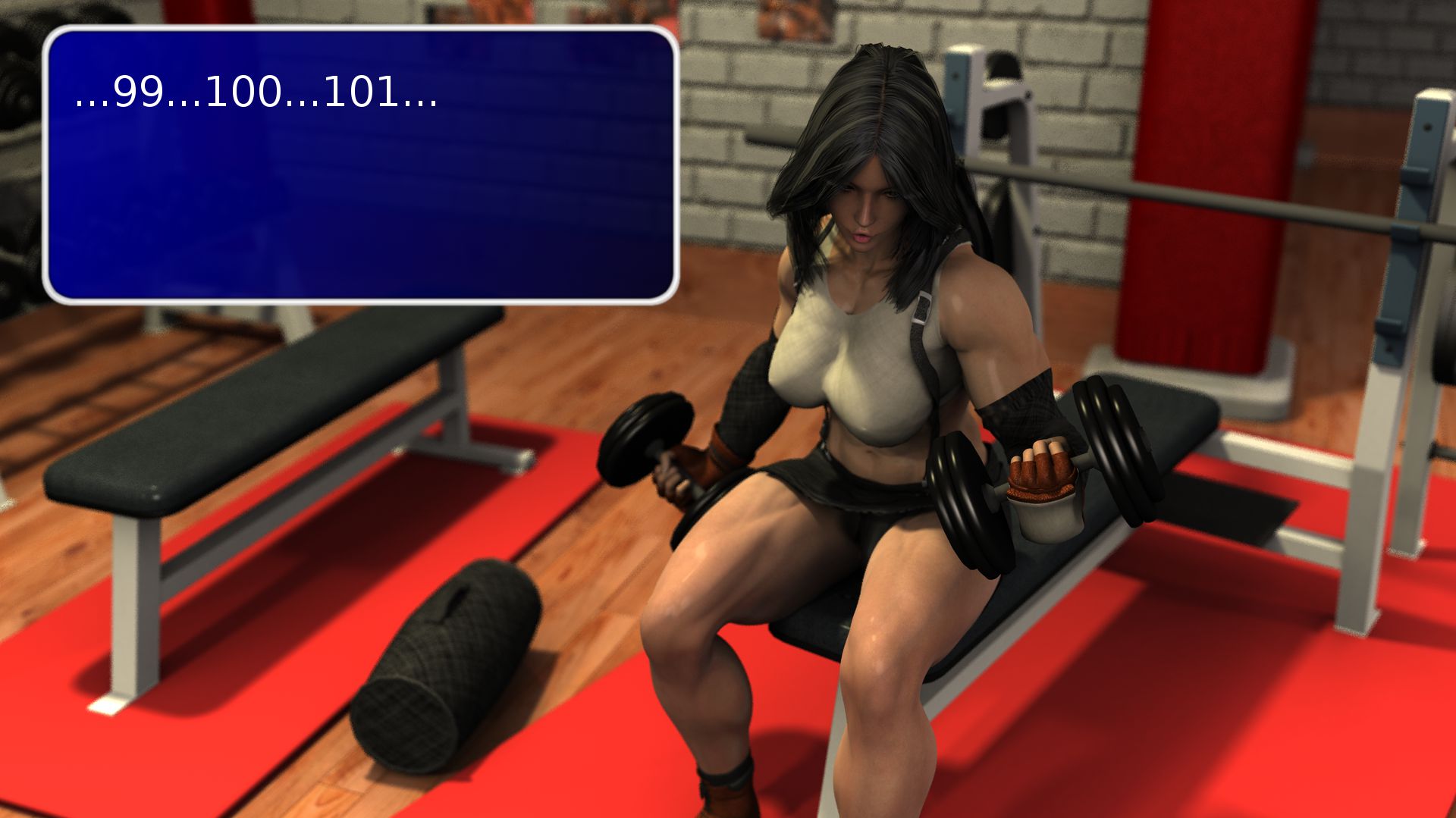 Arm Day VS Leg Day [SquarePeg3D] 1 . Arm Day VS Leg Day  - Chapter 1 [SquarePeg3D] – page 1