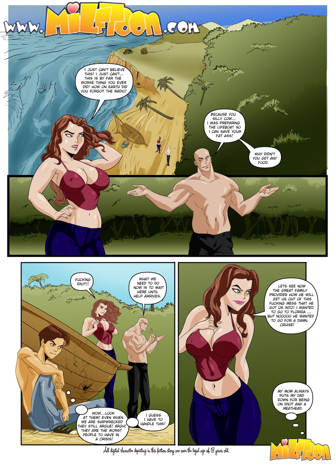 Stranded [MILFToon] 1 . Stranded  - Chapter 1 [MILFToon] – page 1