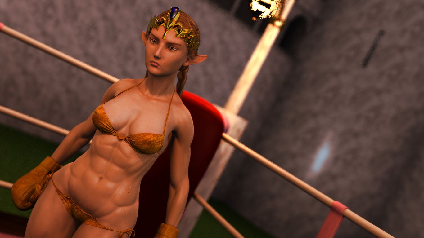 Foxy Boxing Princess Pound [SquarePeg3D] 1.1 . Foxy Boxing Princess Pound - Chapter 1 - Female Without Injuries - Images [SquarePeg3D] – page 1