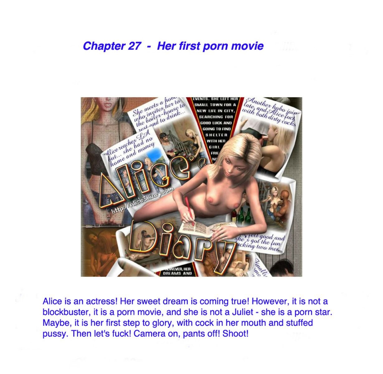 Alice’s Diary [Alice3Diary] Chapter 27 Her first porn movie – page 31