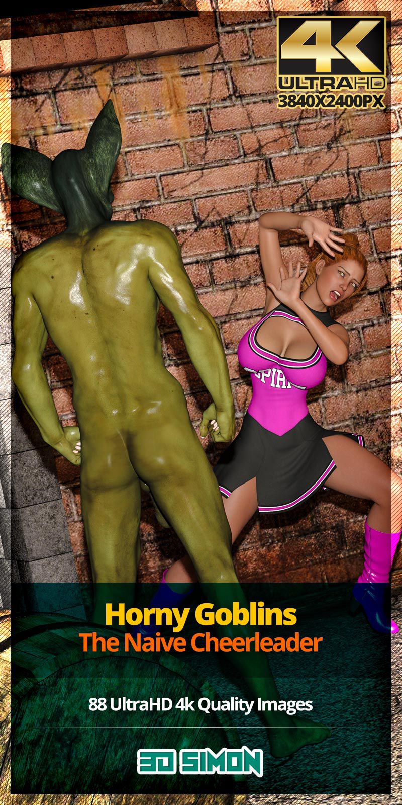 Horny Goblins [3DSimon] 1 . Horny Goblins - The Naive Cheerleader - Chapter 1 [3DSimon] – page 1
