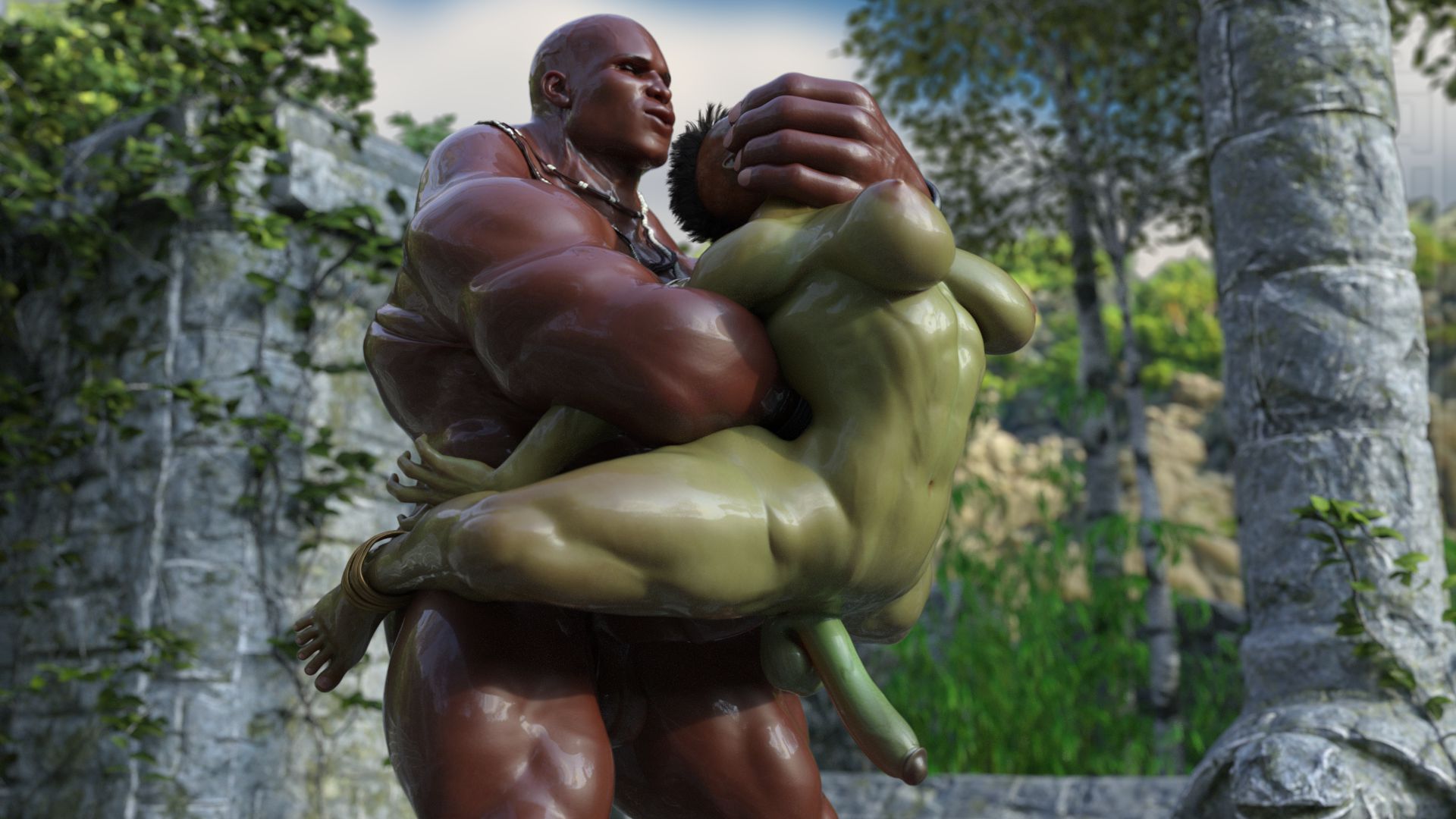 Tall Tales [SquarePeg3D] 2 . Tall Tales  - Chapter 2 - Futanari Version [SquarePeg3D] – page 6