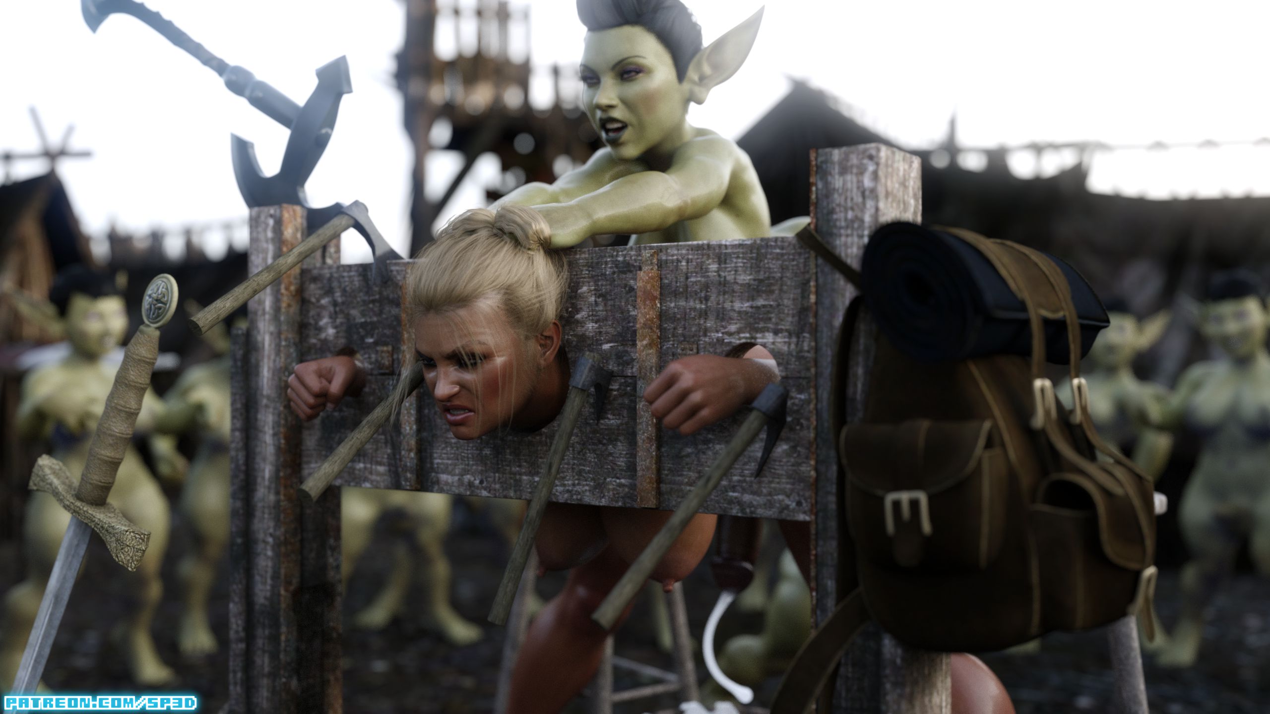 Fuck These Goblins [SquarePeg3D] 1.5 . Fuck These Goblins - Chapter 1 - Images Only [SquarePeg3D] – page 2