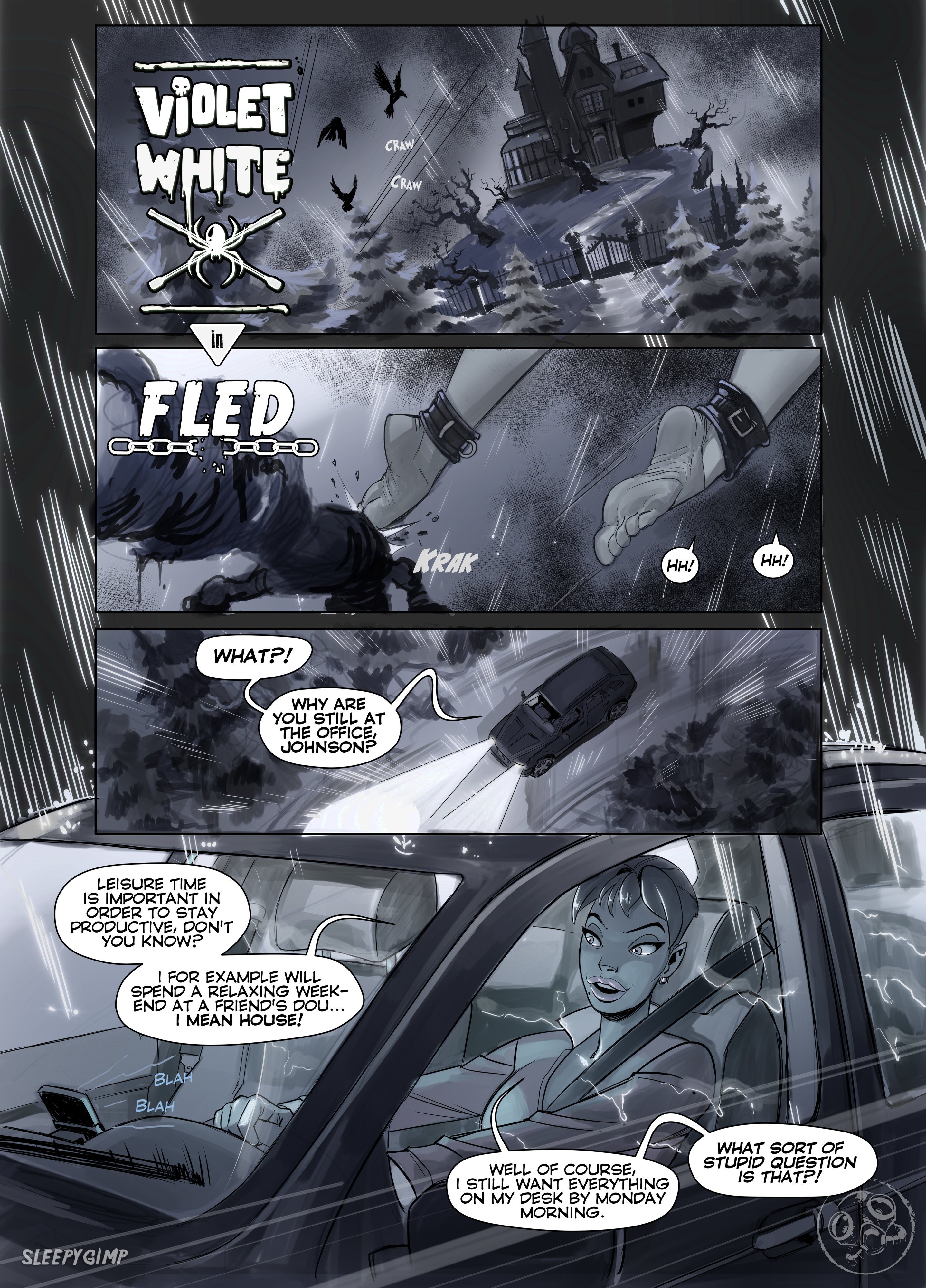 Fled [Sleepy Gimp] 1 . Fled - Chapter 1 [Sleepy Gimp] – page 1