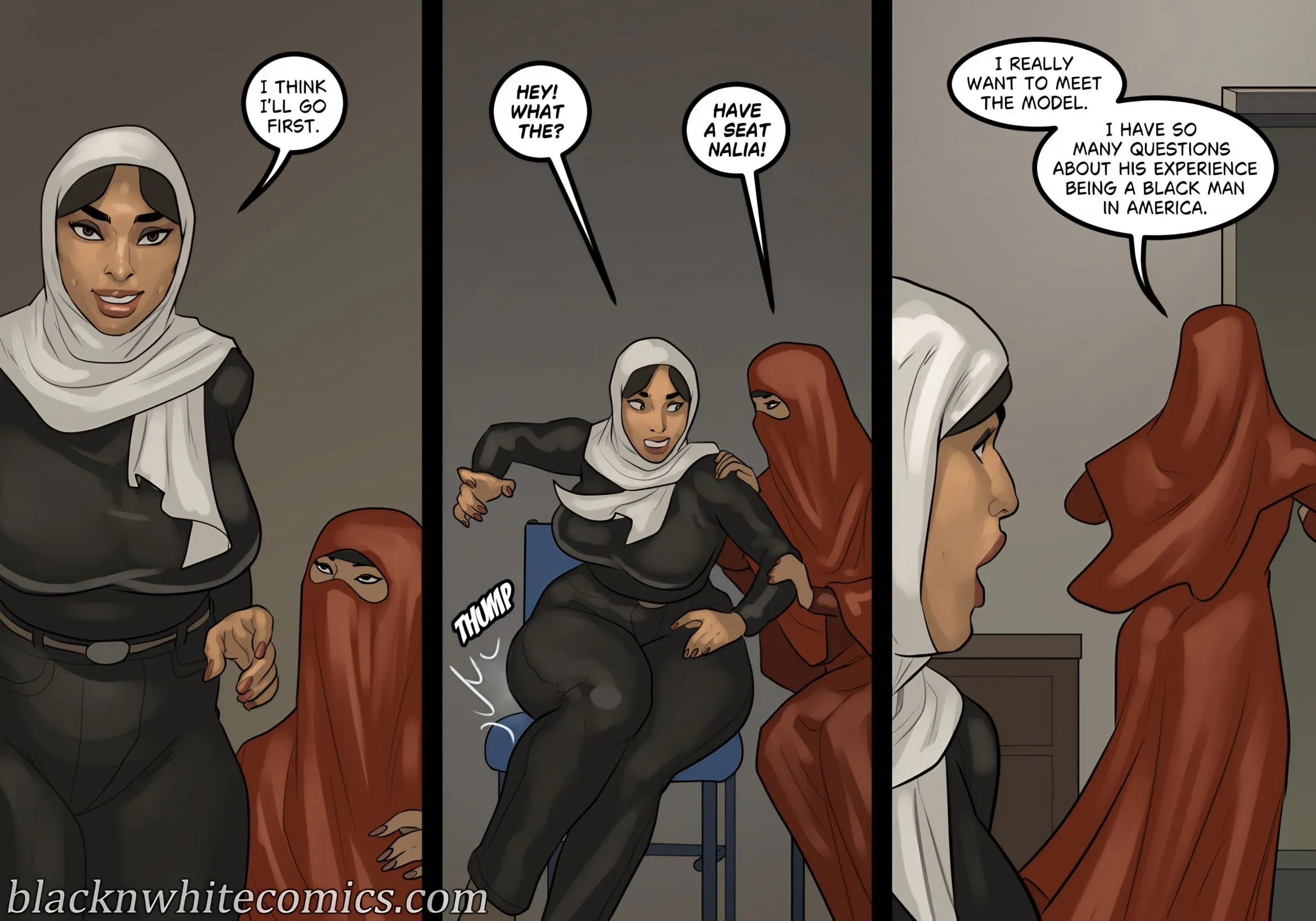 Art Class [BlackNWhiteComics] 3 . Art Class - Chapter 3 [BlackNWhiteComics] – page 12