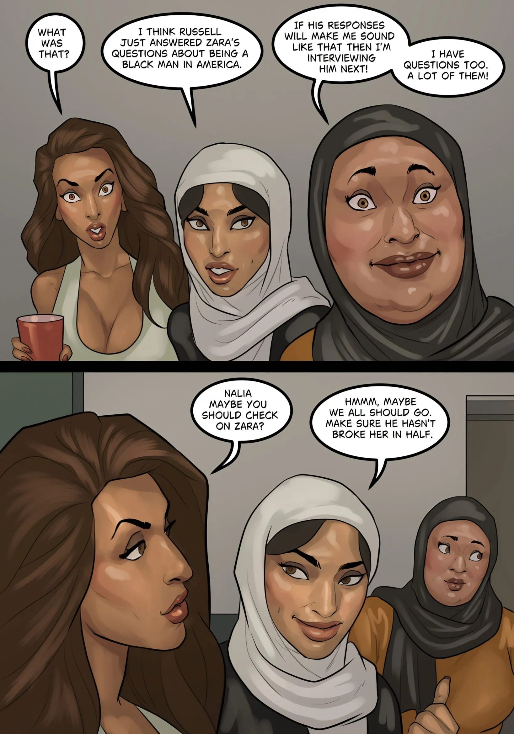 Art Class [BlackNWhiteComics] 3 . Art Class - Chapter 3 [BlackNWhiteComics] – page 18