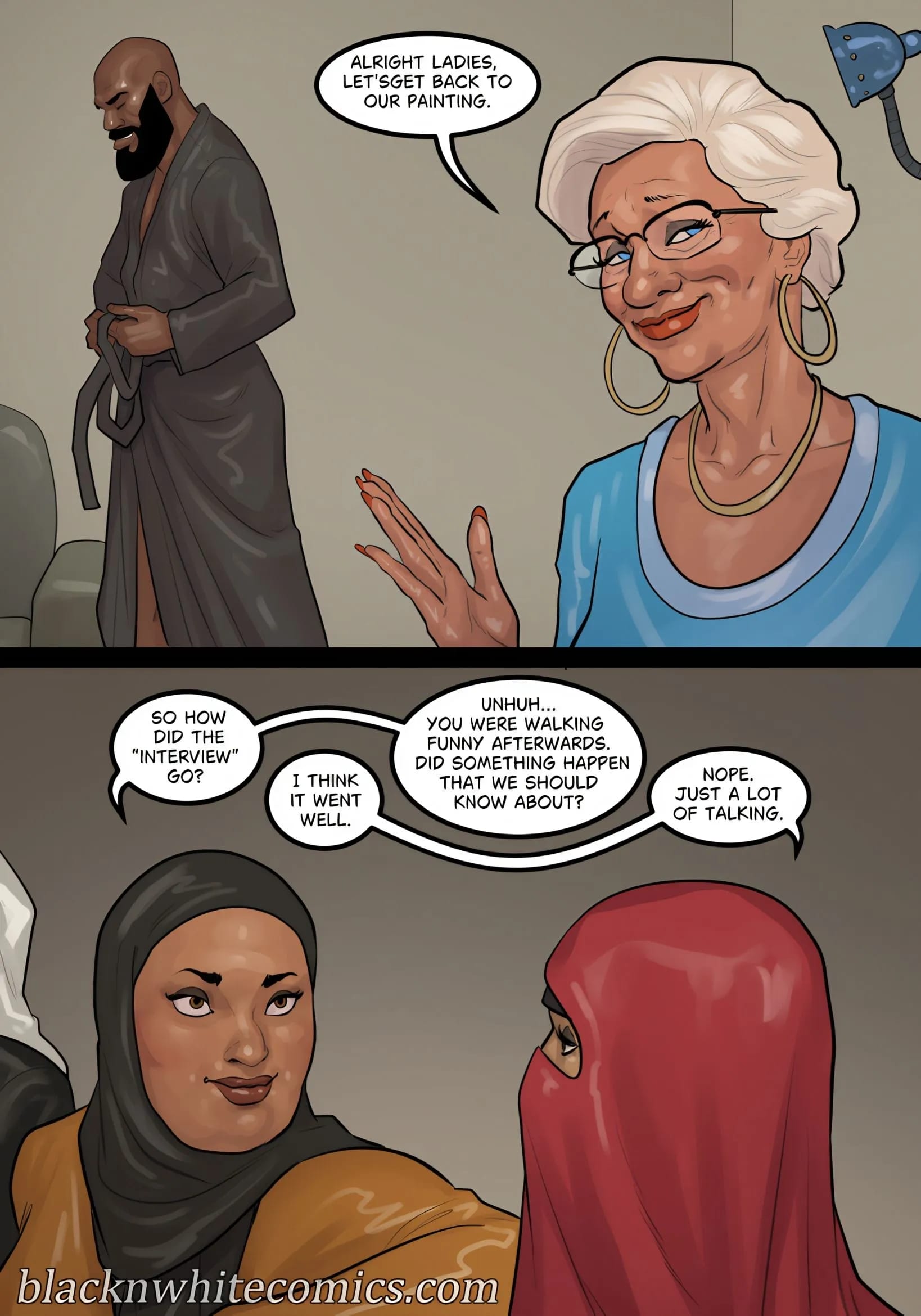 Art Class [BlackNWhiteComics] 3 . Art Class - Chapter 3 [BlackNWhiteComics] – page 28