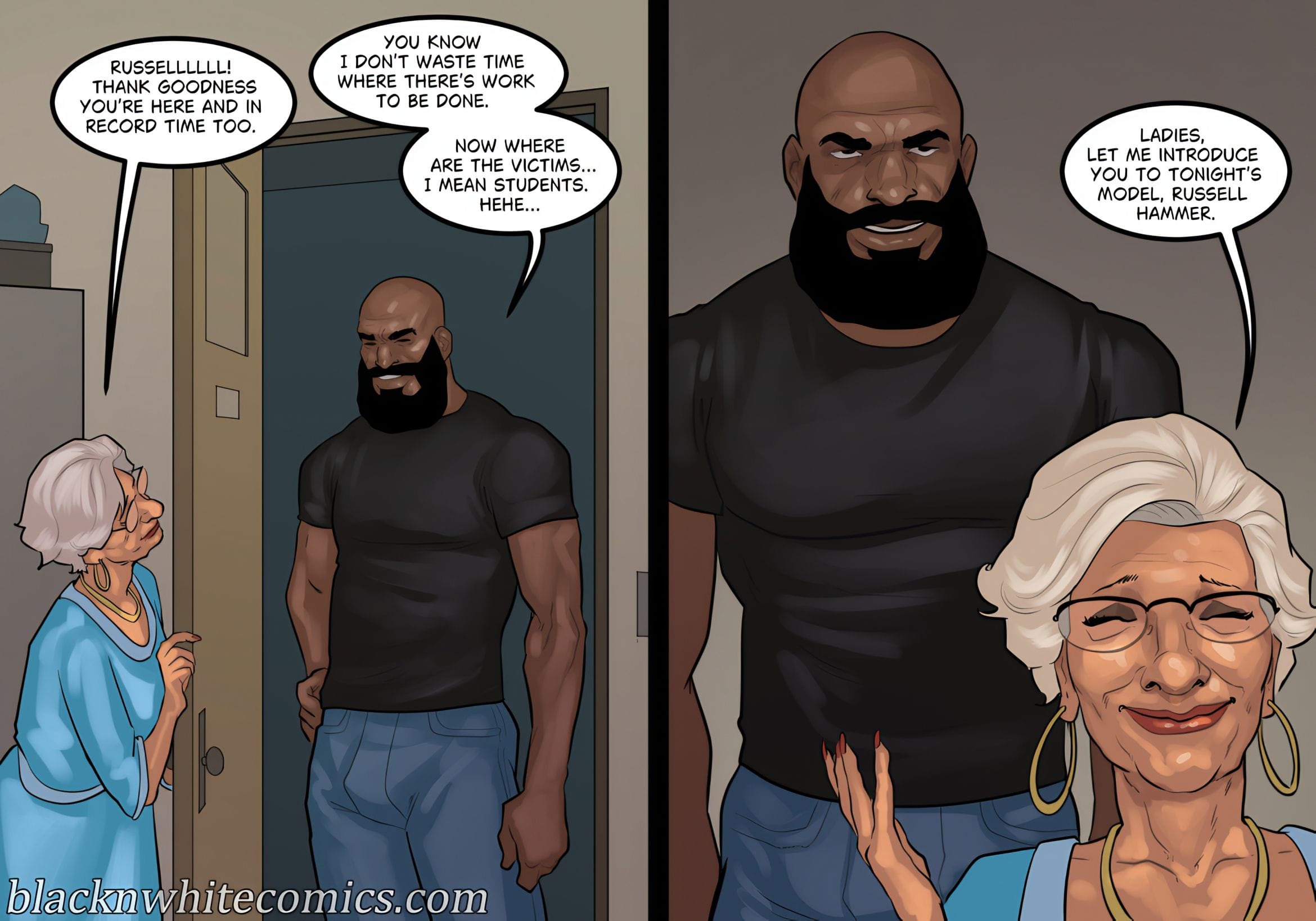 Art Class [BlackNWhiteComics] 3 . Art Class - Chapter 3 [BlackNWhiteComics] – page 5