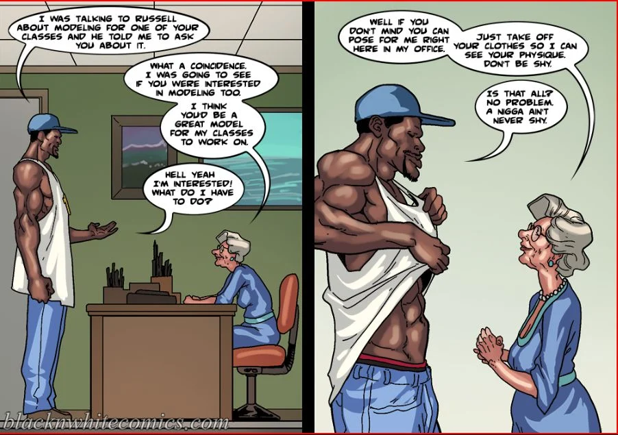 Art Class [BlackNWhiteComics] 2 . Art Class - Chapter 2 [BlackNWhiteComics] – page 8