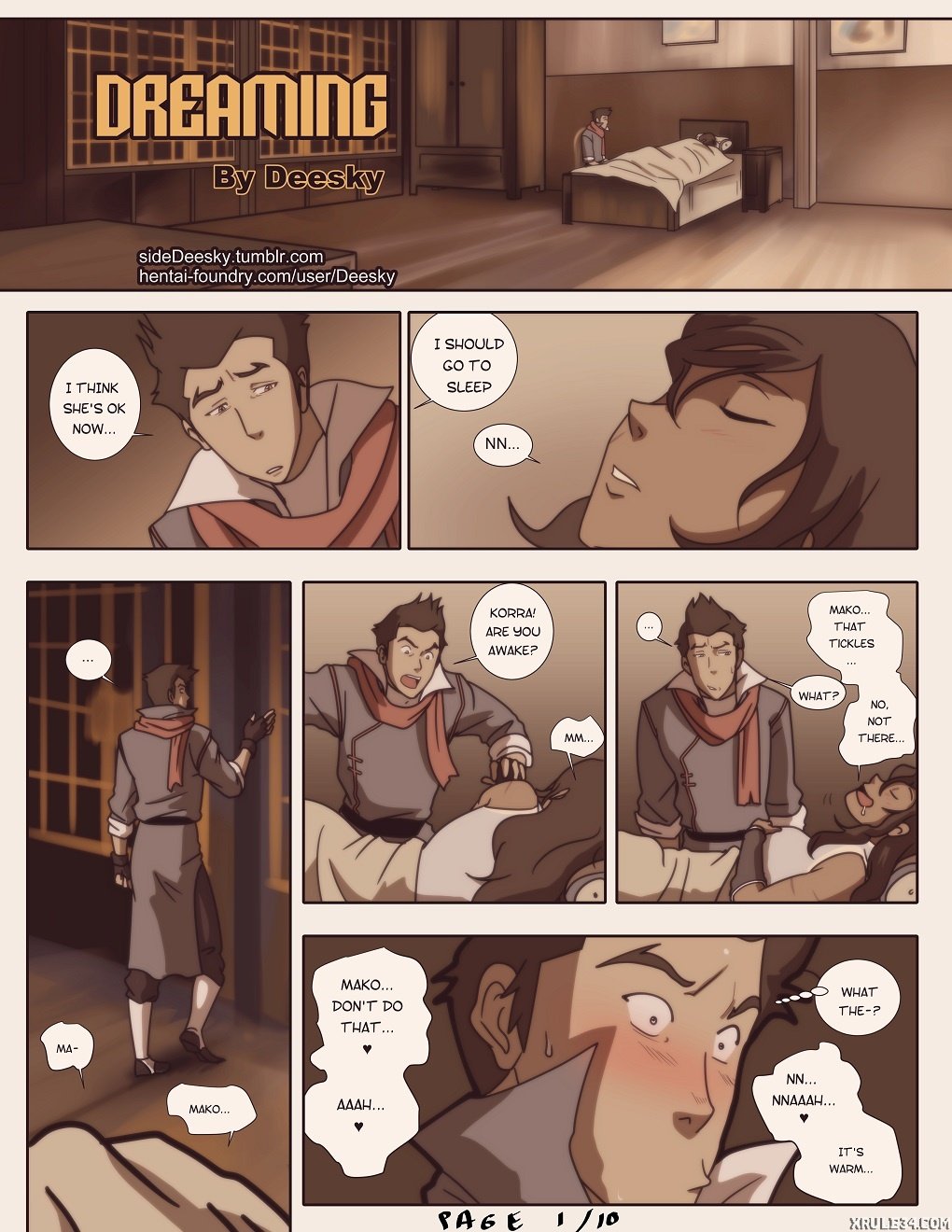 Dreaming (The Legend of Korra) [Deesky] 1 . Dreaming - Chapter 1 (The Legend of Korra) [Deesky] – page 1