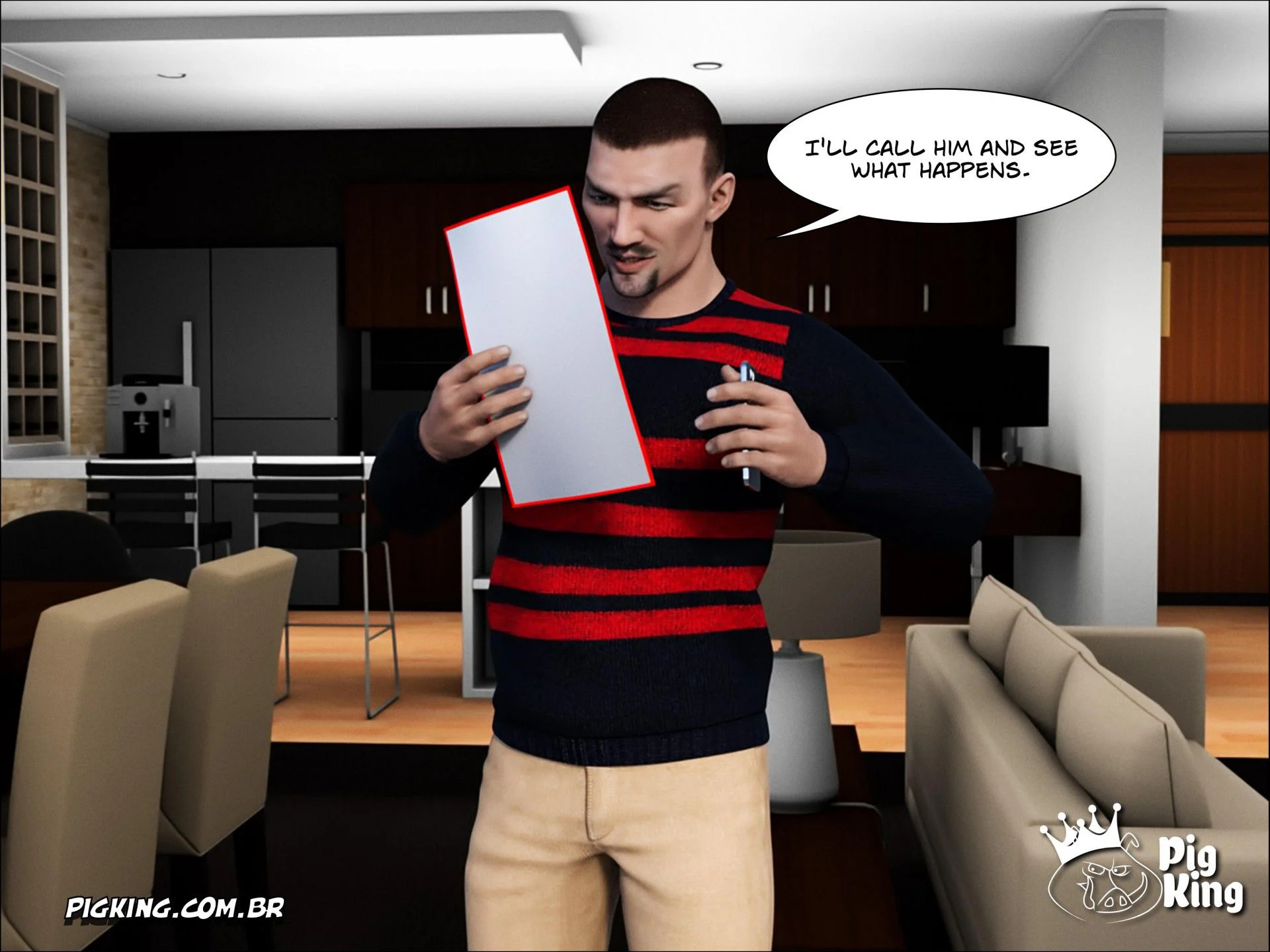 Leonard And His Friends – Leonard, Nininho, Julian [PigKing] 2 . It's Only Good When It Hurts! - Nininho - Chapter 1 [PigKing] – page 38