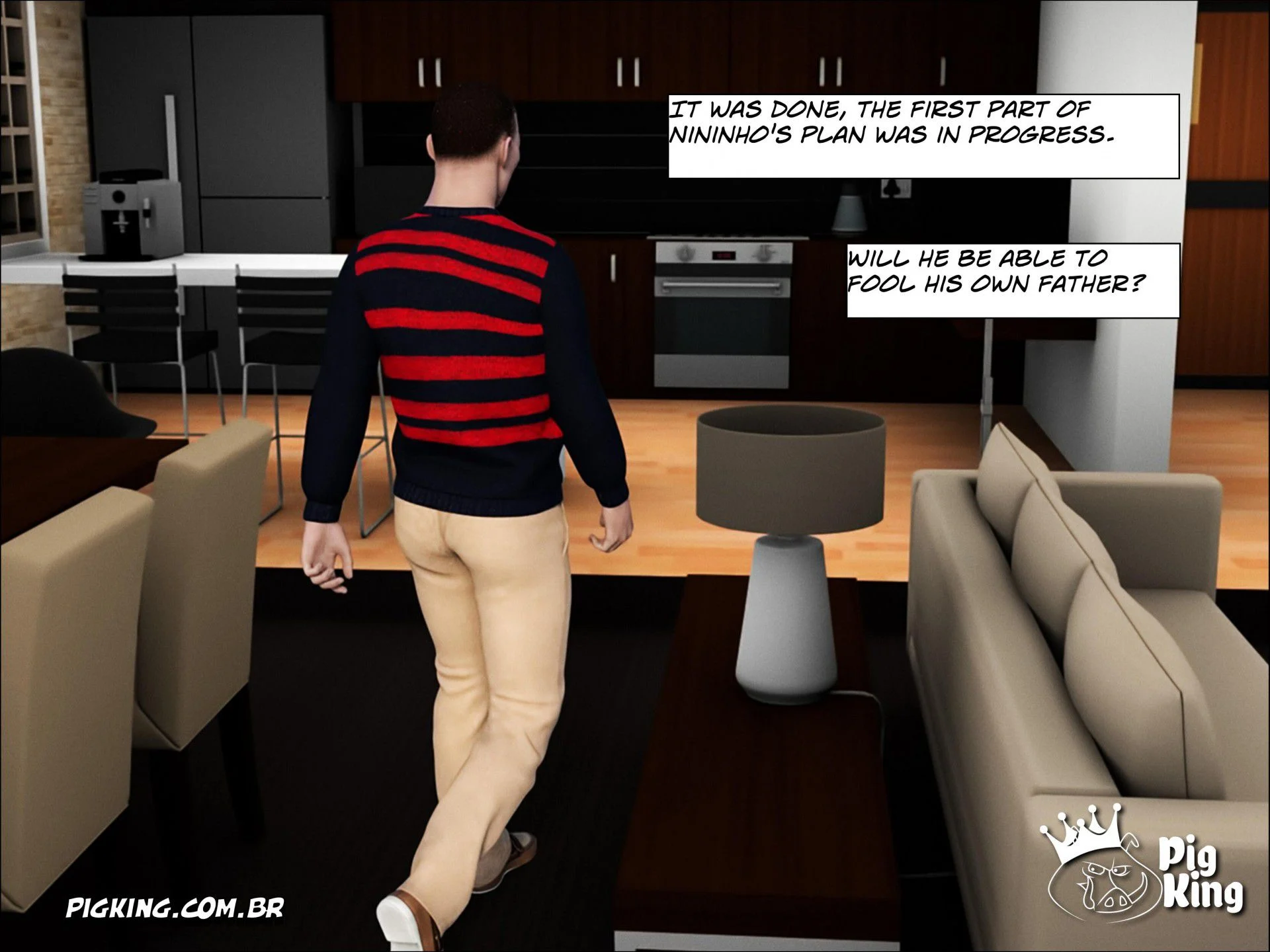Leonard And His Friends – Leonard, Nininho, Julian [PigKing] 2 . It's Only Good When It Hurts! - Nininho - Chapter 1 [PigKing] – page 43