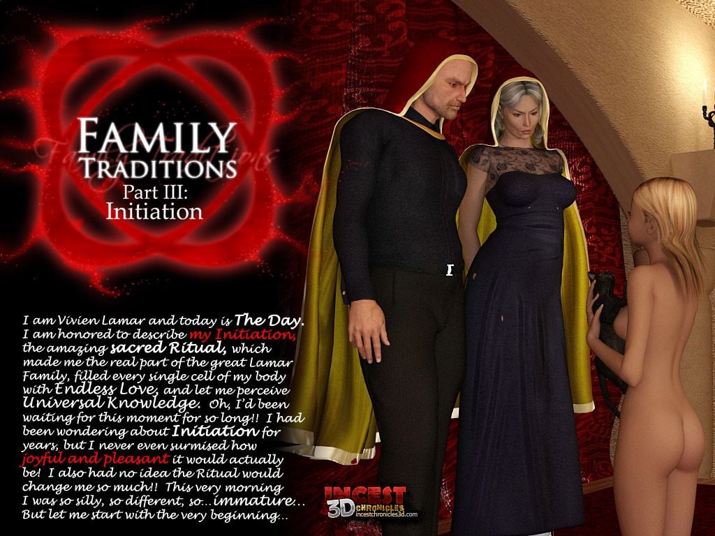 Family Traditions [IncestChronicles3D] 3 . Family Traditions - Initiation - Chapter 3 [IncestChronicles3D] – page 1