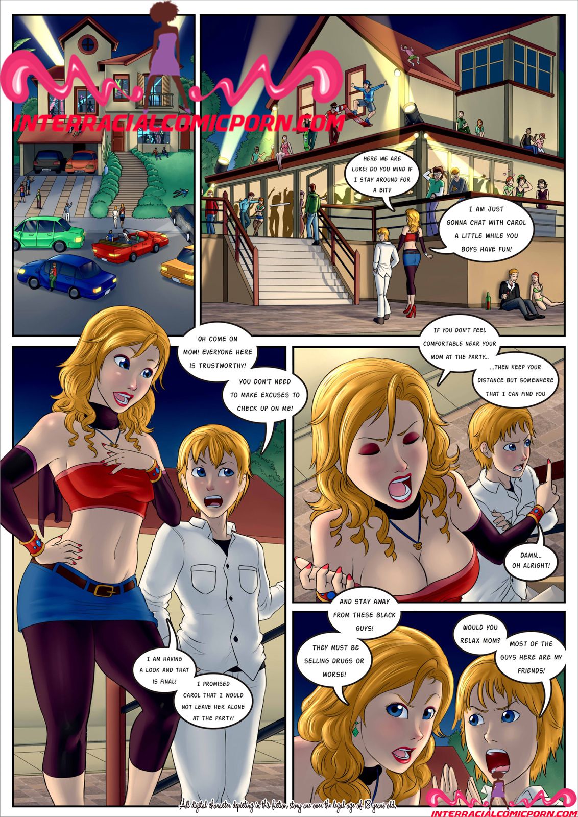 Party Slut [InterracialComicPorn] 1 . Party Slut - Chapter 1 [InterracialComicPorn] – page 1