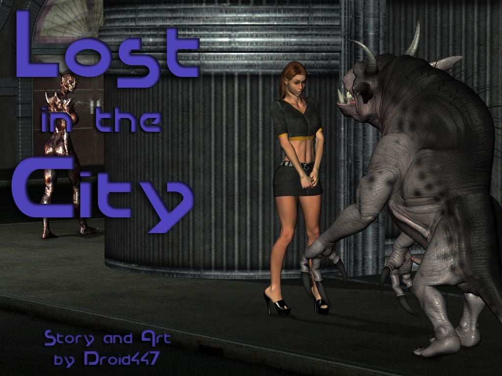 Lost In The City [3DMonsterStories] 1 . Lost In The City - Chapter 1 [3DMonsterStories] – page 1