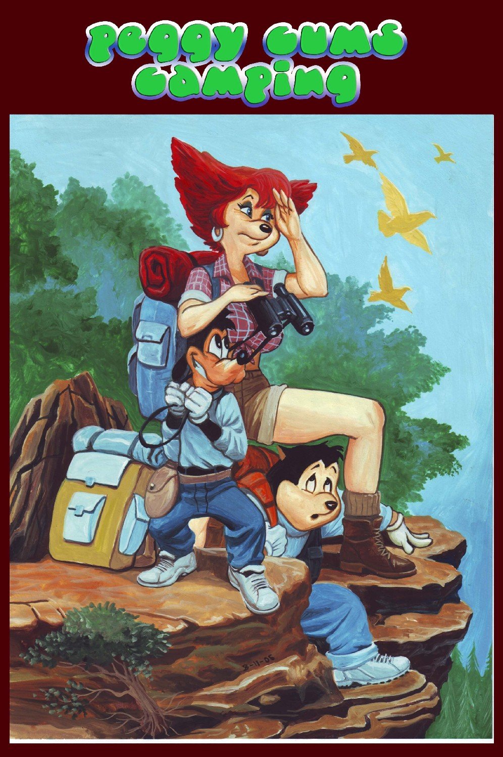 Peggy Cums Camping (Goof Troop) [Pandoras Box] 1.5 . Peggy Cums Camping - Colored - Chapter 1 (Goof Troop) [Pandoras Box] – page 2