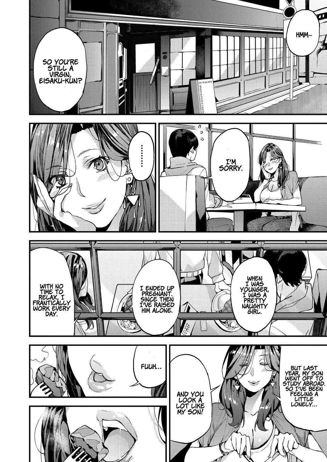 Together With A Single Mother [Azukiko] 1 . Together With A Single Mother - Chapter 1 [Azukiko] – page 4