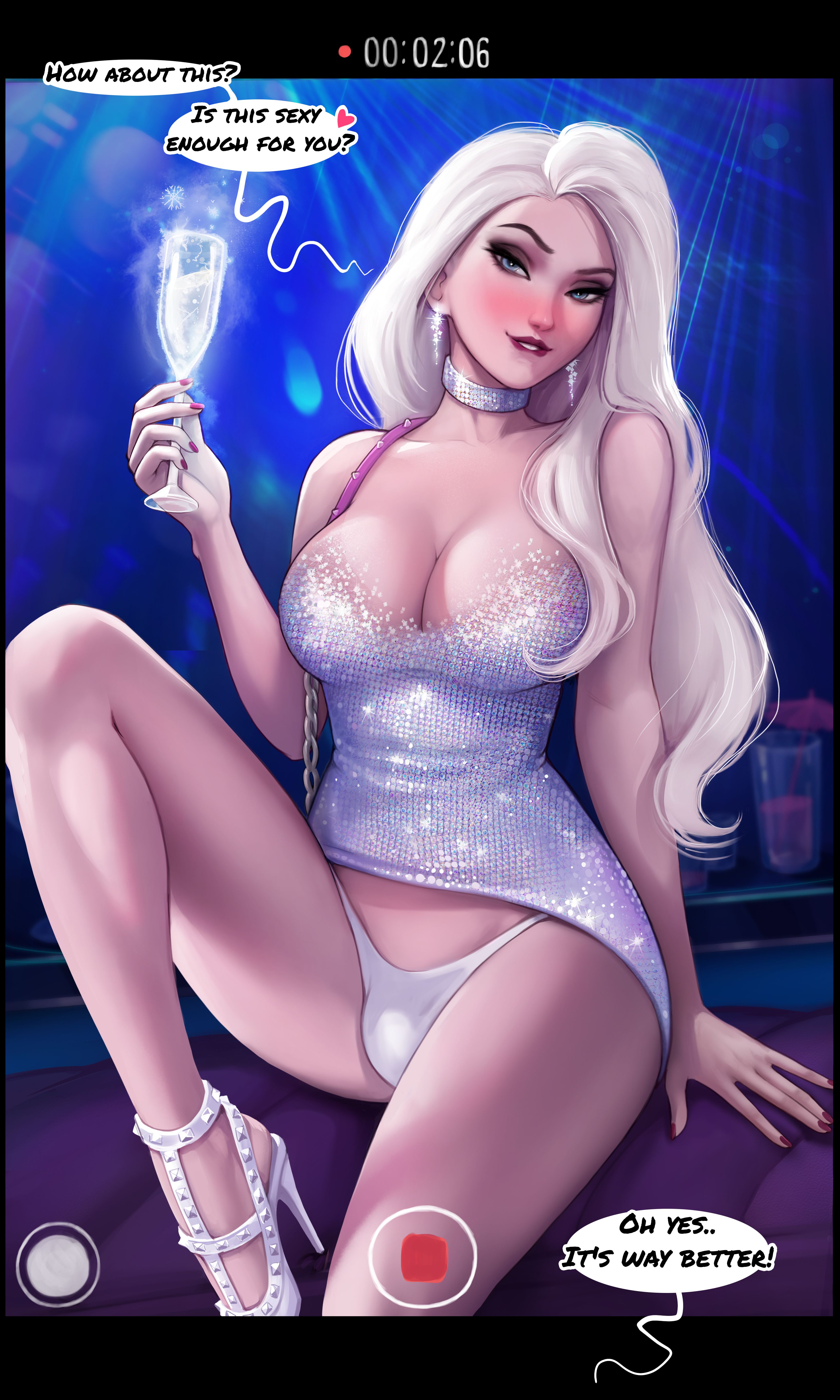 Party Elsa (Frozen) [Aroma Sensei] 1.2 . Party Elsa - Shemale - Chapter 1 (Frozen) [Aroma Sensei] – page 4