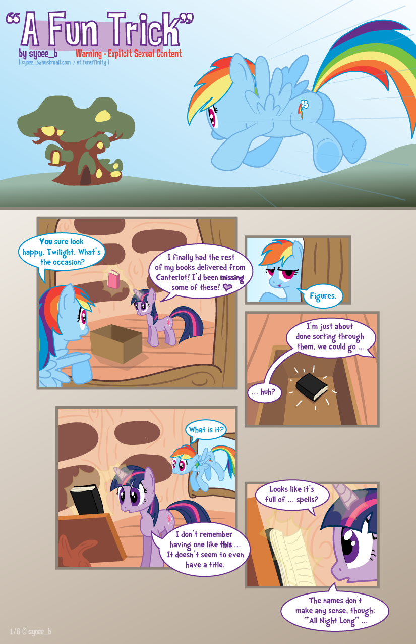 A Fun Trick (My Little Pony – Friendship Is Magic) [Syoee_B] 1 . A Fun Trick - Chapter 1 (My Little Pony - Friendship Is Magic) [Syoee_B] – page 1