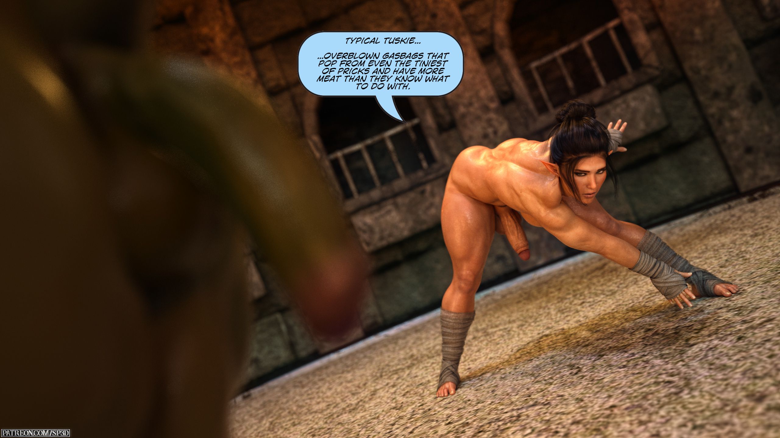 Sarak Vs Sinna [SquarePeg3D] 1.2 . Sarak Vs Sinna - Sinna Wins - Chapter 1 [SquarePeg3D] – page 4