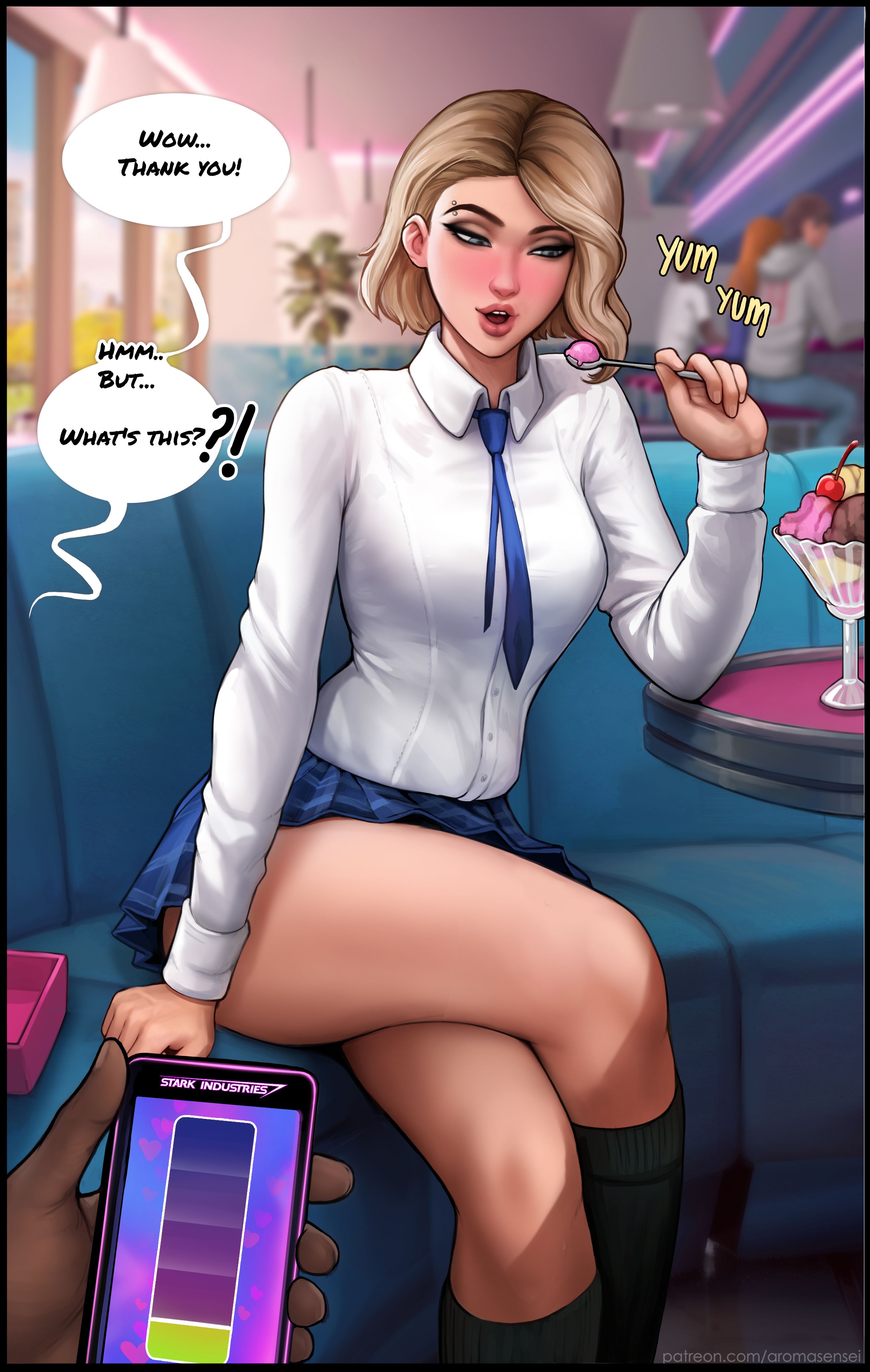 Do You Like Your Gift? (Spider-Man) [Aroma Sensei] 1.1 . Do You Like Your Gift? - Female Version - Chapter 1 (Spider-Man) [Aroma Sensei] – page 2