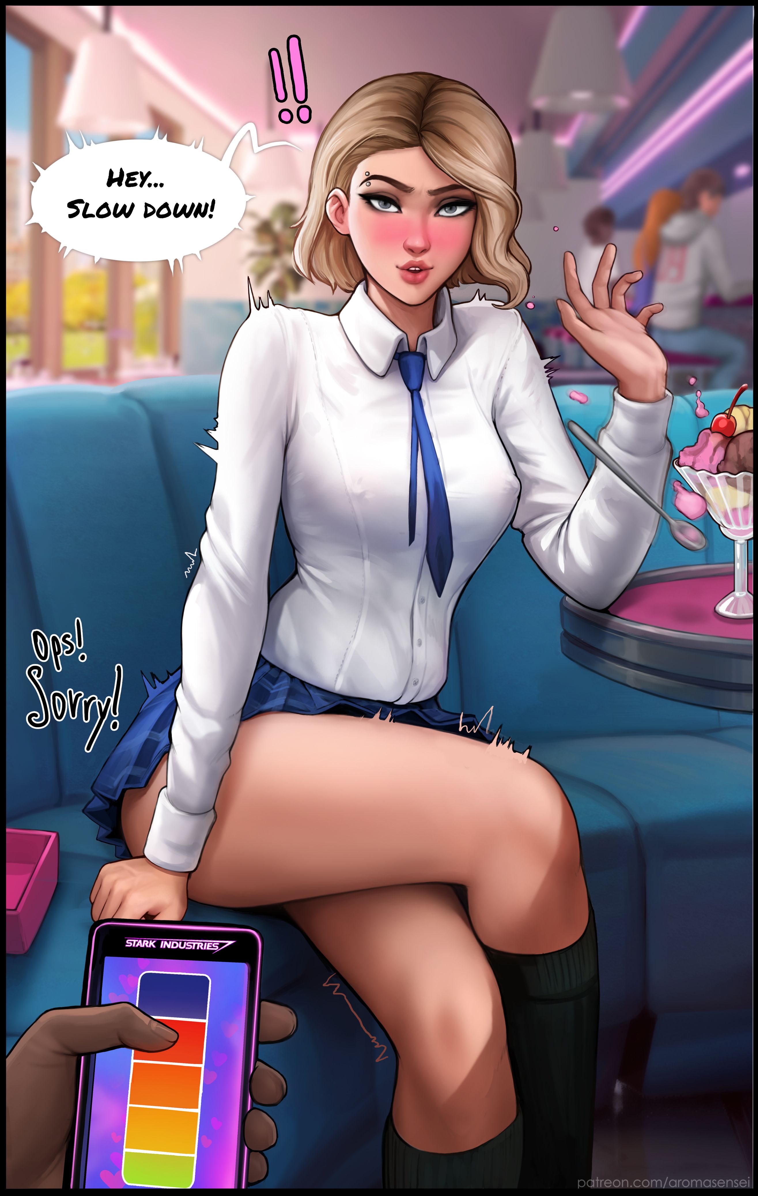 Do You Like Your Gift? (Spider-Man) [Aroma Sensei] 1.1 . Do You Like Your Gift? - Female Version - Chapter 1 (Spider-Man) [Aroma Sensei] – page 3