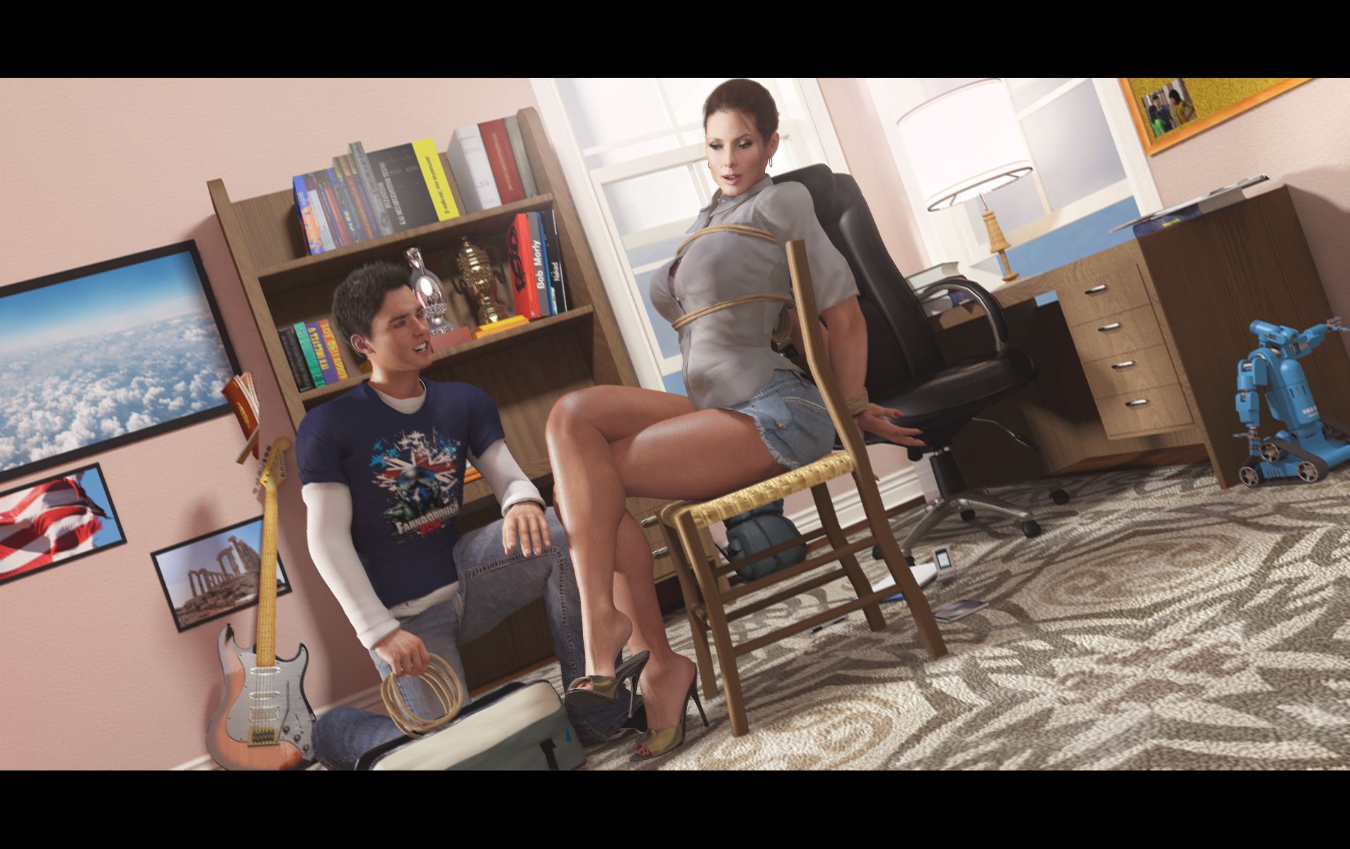 Tied Mom [Studio AD] 1 . Tied Mom - Chapter 1 [ArtDude41] – page 7