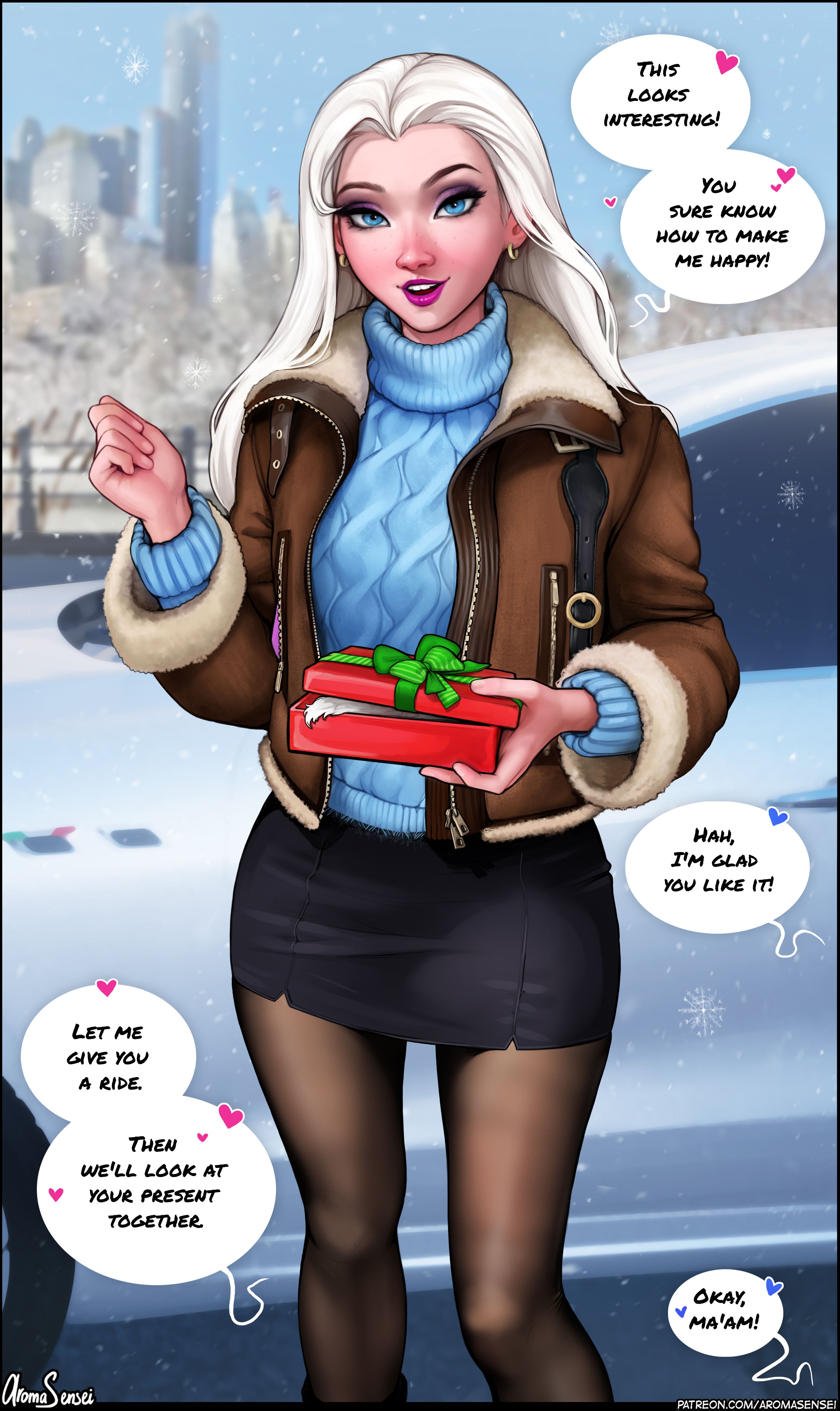 X-Mas Present For Elsa (Frozen) [Aroma Sensei] 1.1 . X-Mas Present For Elsa - Straight - Chapter 1 (Frozen) [Aroma Sensei] – page 2