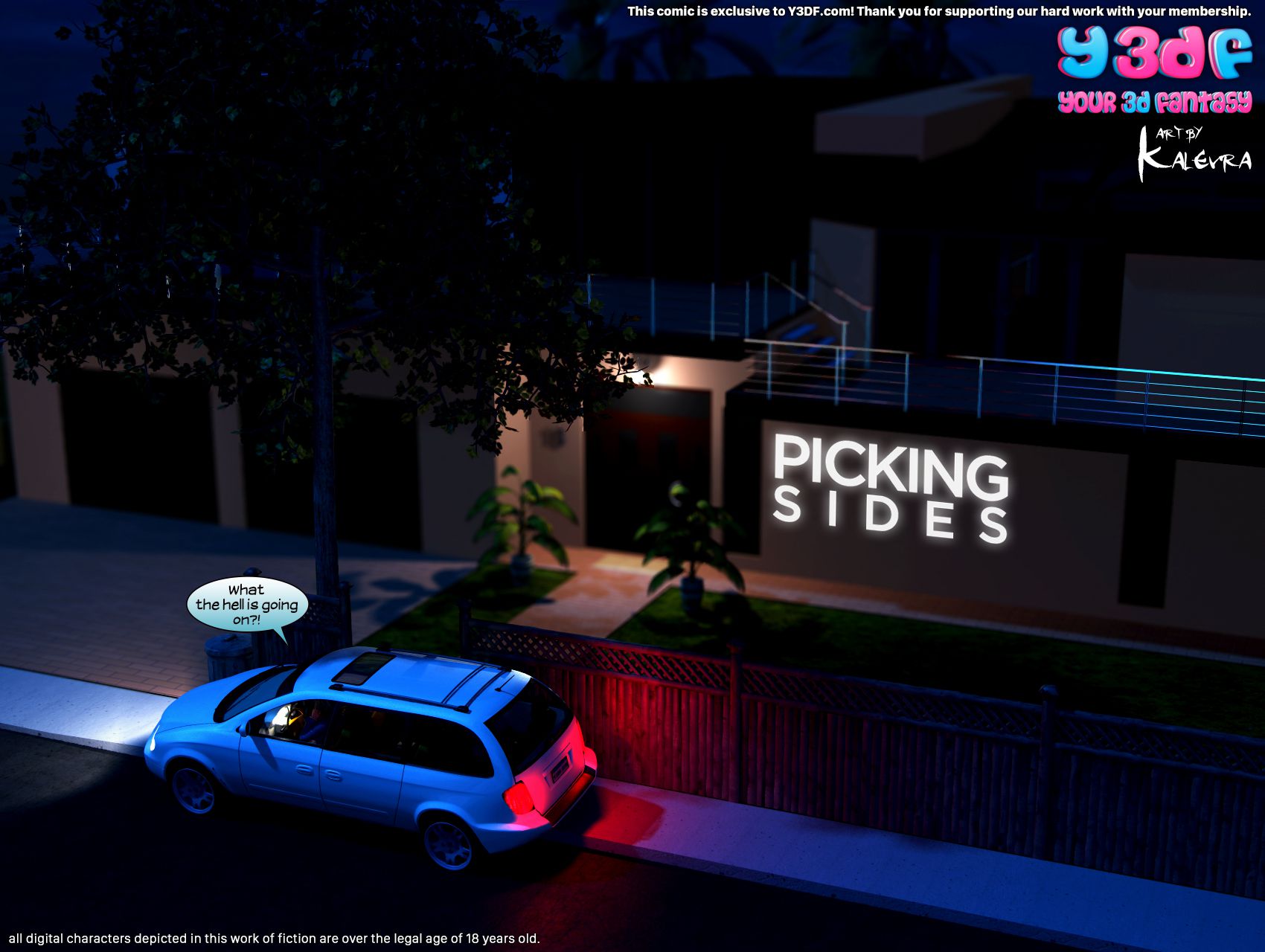 Picking Sides [Y3DF] 1 . Picking Sides - Chapter 1 [Y3DF] – page 1