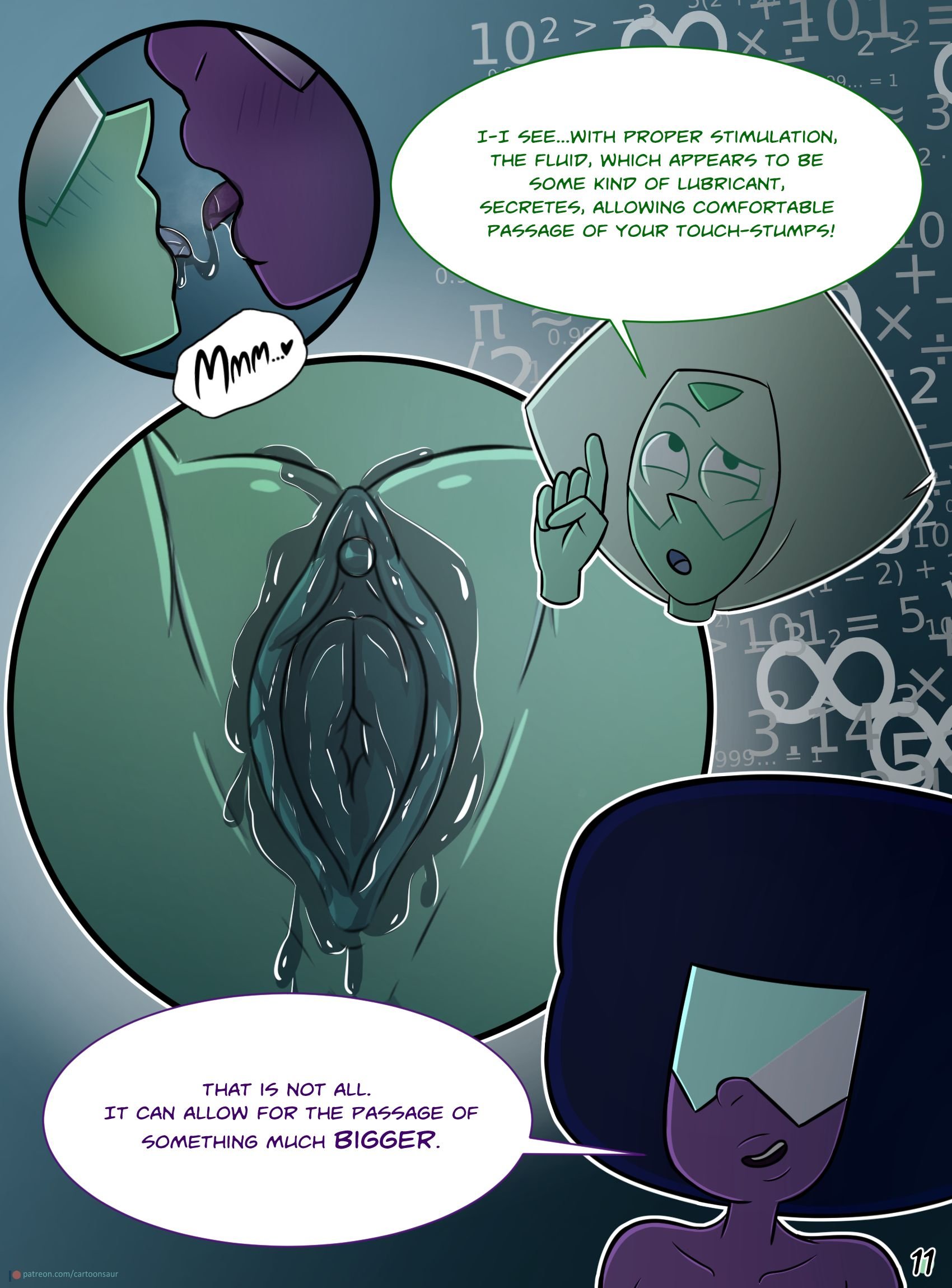 Peridot ‘Experiments’ (Steven Universe) [Cartoonsaur] 1.1 . Peridot 'Experiments' - YURI - Chapter 1 (Steven Universe) [Cartoonsaur] – page 12