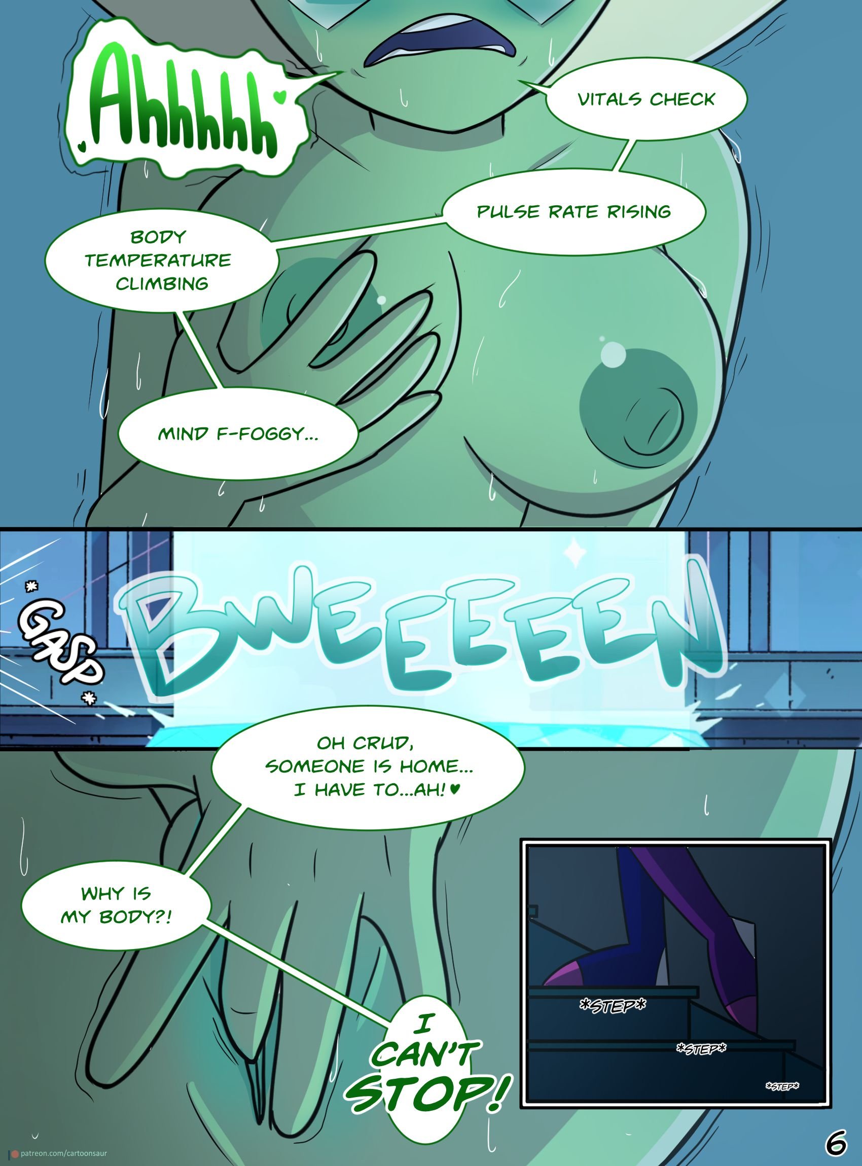 Peridot ‘Experiments’ (Steven Universe) [Cartoonsaur] 1.1 . Peridot 'Experiments' - YURI - Chapter 1 (Steven Universe) [Cartoonsaur] – page 7