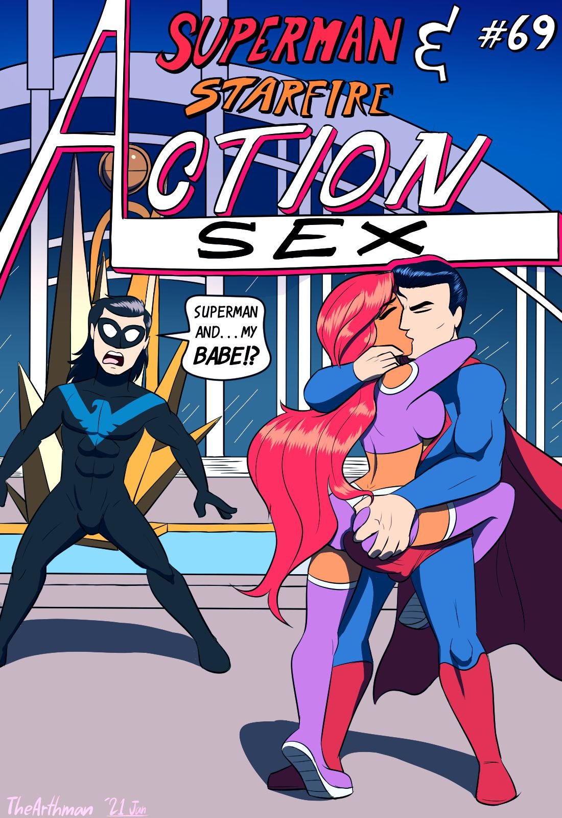 Action Sex (Justice League) [The Arthman] 1 . Action Sex  - Chapter 1 (Justice League) [The Arthman] – page 1