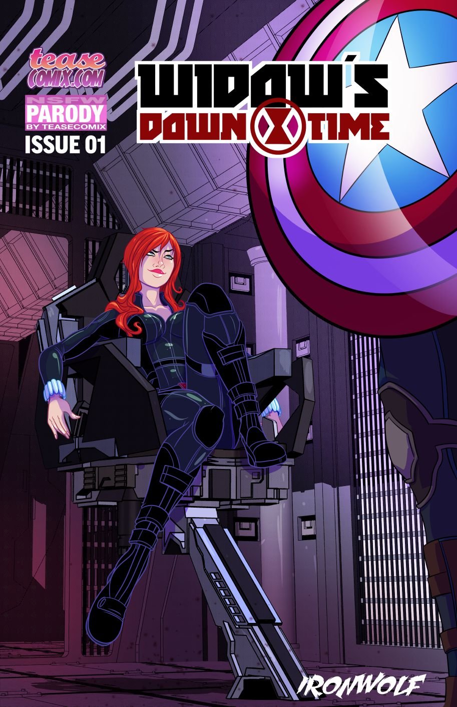 Widow’s Downtime (Avengers) [Tease Comix] 1 . Widow's Downtime - Chapter 1 (Avengers) [Tease Comix] – page 1