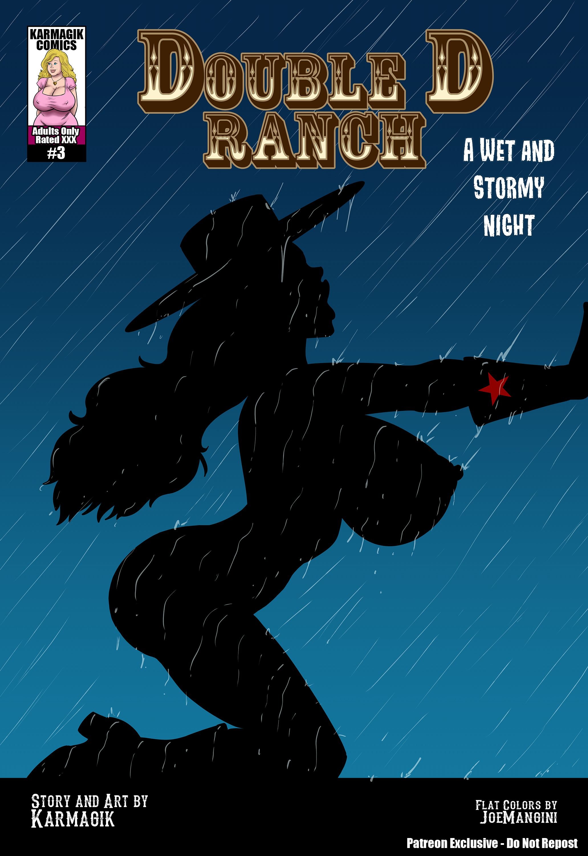 The Cowgirls Of The Double D Ranch [Karmagik] A Wet And Stormy Night - [Karmagik] – page 1