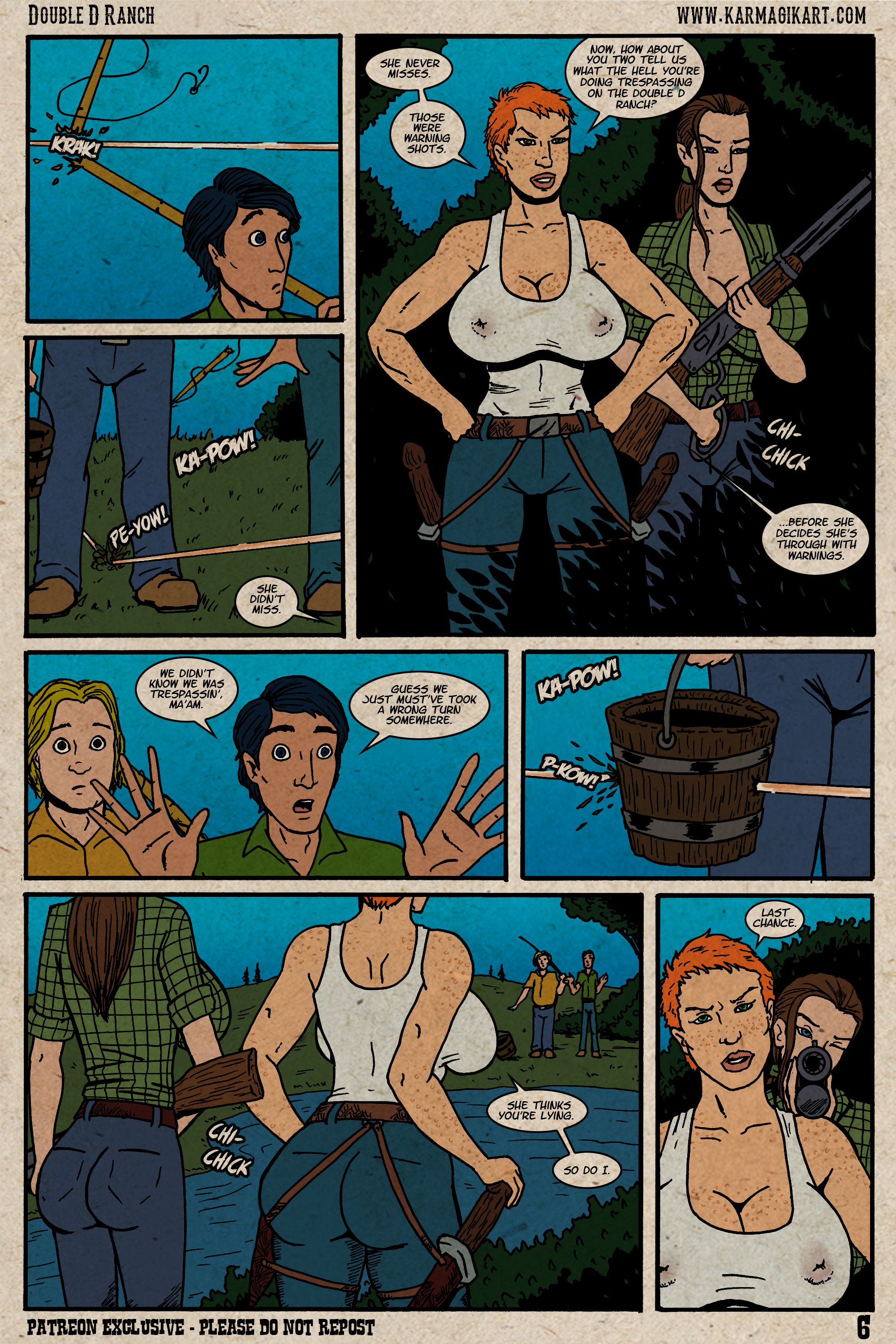 The Cowgirls Of The Double D Ranch [Karmagik] Gone Fishin' - [Karmagik] – page 7