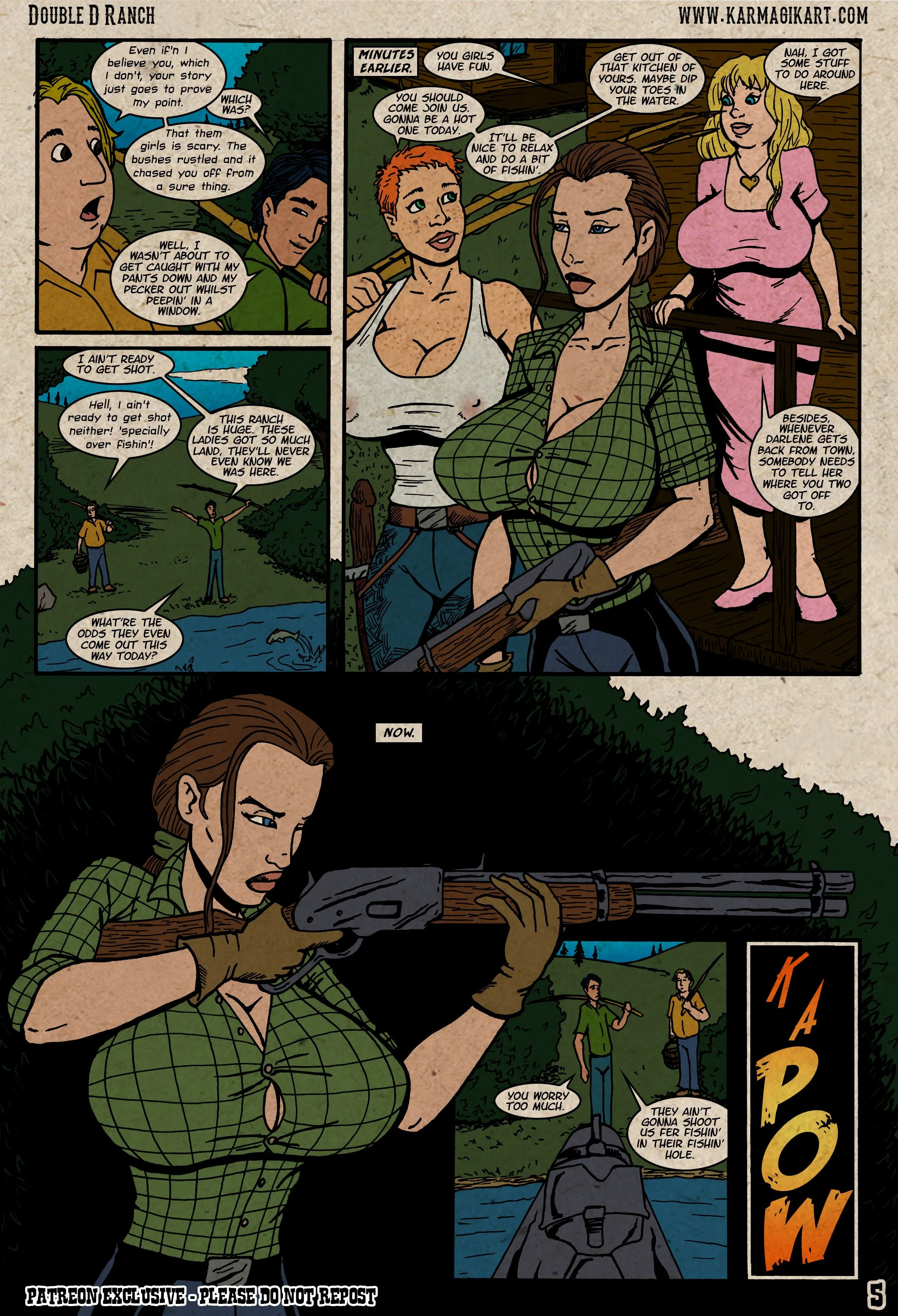 The Cowgirls Of The Double D Ranch [Karmagik] 1 . Gone Fishin' - [Karmagik] – page 6