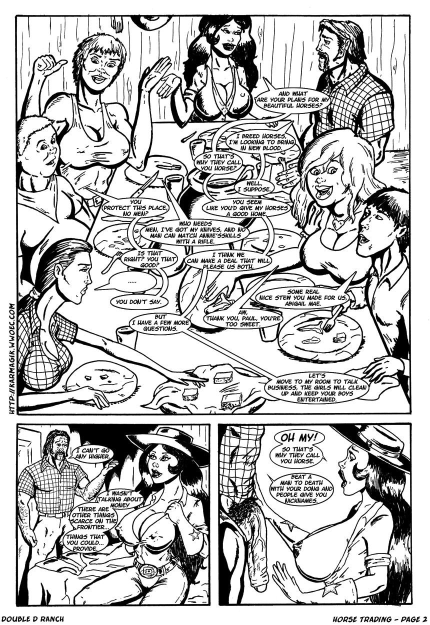 The Cowgirls Of The Double D Ranch [Karmagik] Horse Trading - [Karmagik] – page 2