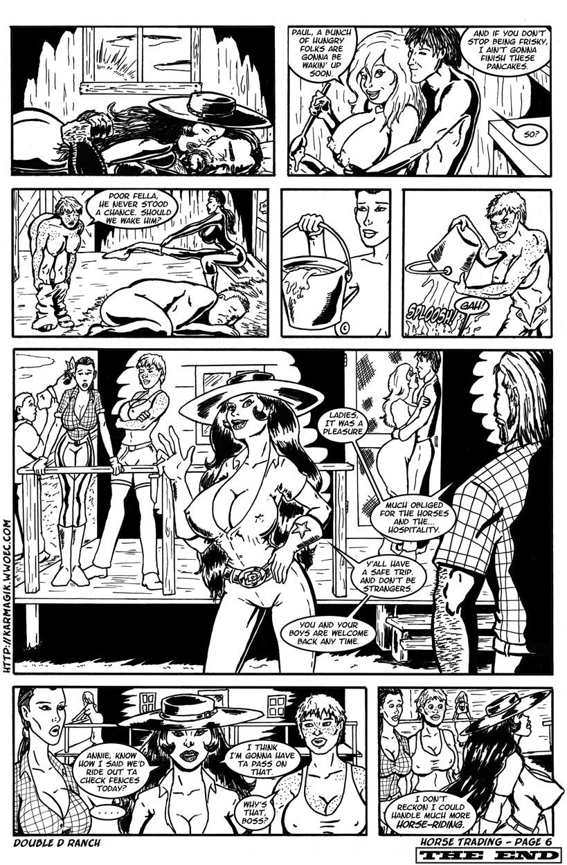The Cowgirls Of The Double D Ranch [Karmagik] Horse Trading - [Karmagik] – page 6