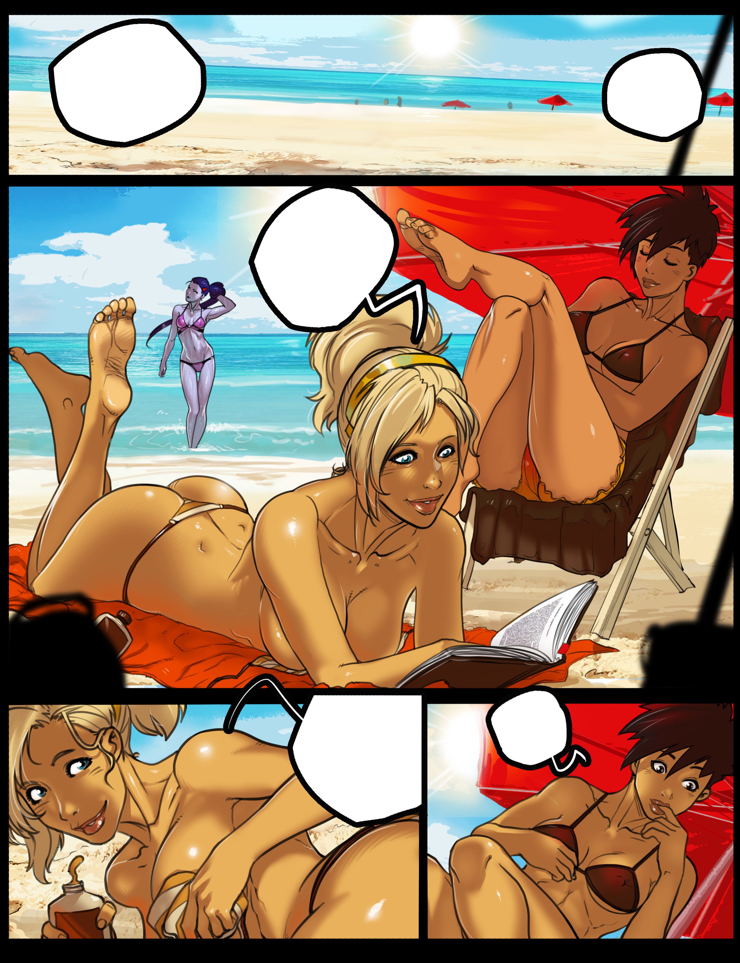 Overbeach Party (Overwatch) [Ganassa] 1 . Overbeach Party - Chapter 1 (Overwatch) [Ganassa] – page 12