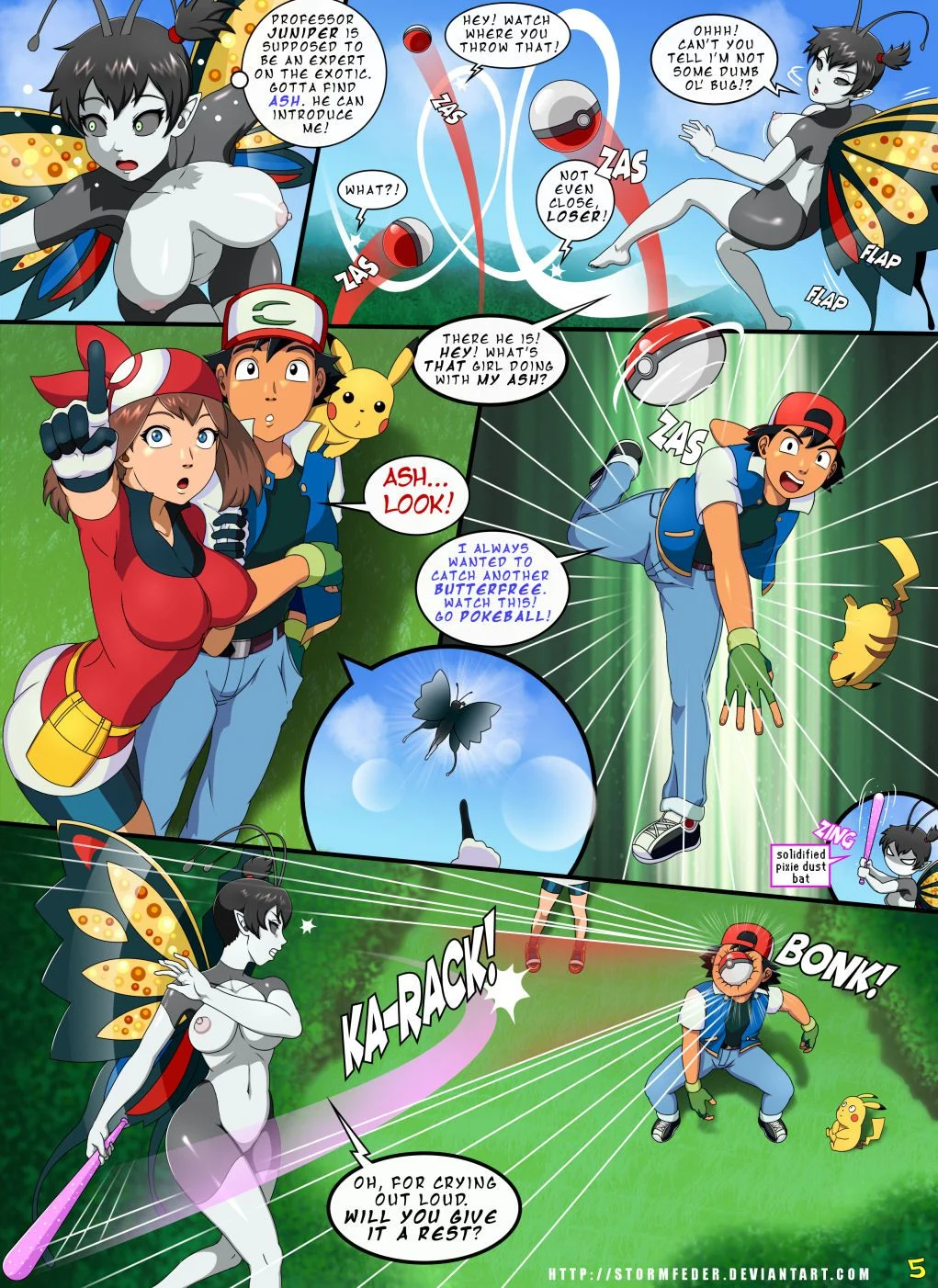 Pokefairies (Pokemon) [StormFedeR] 1 . Pokefairies - Chapter 1 (Pokemon) [StormFedeR] – page 5