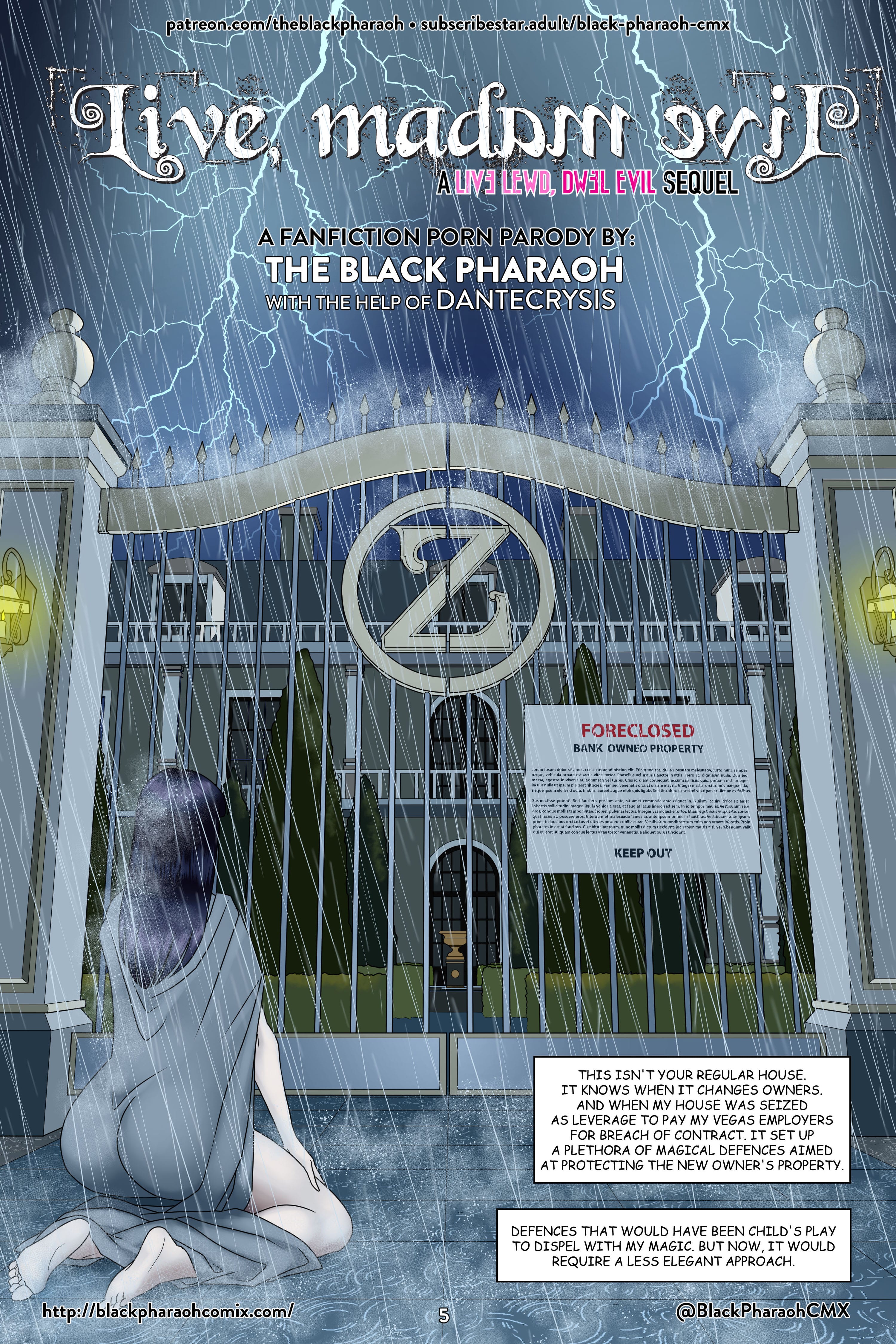 Live Lewd, Dwel Evil (Justice League) [The Black Pharaoh] 2 . Live, Madam Evil - Chapter 2 (Justice League) [The Black Pharaoh] – page 6