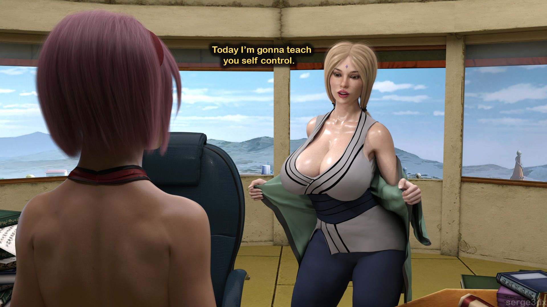 Hinata and Sarada (Naruto) [Serge3DX] 2 . Sakura and Tsunade - Chapter 2 (Naruto) [Serge3DX] – page 7