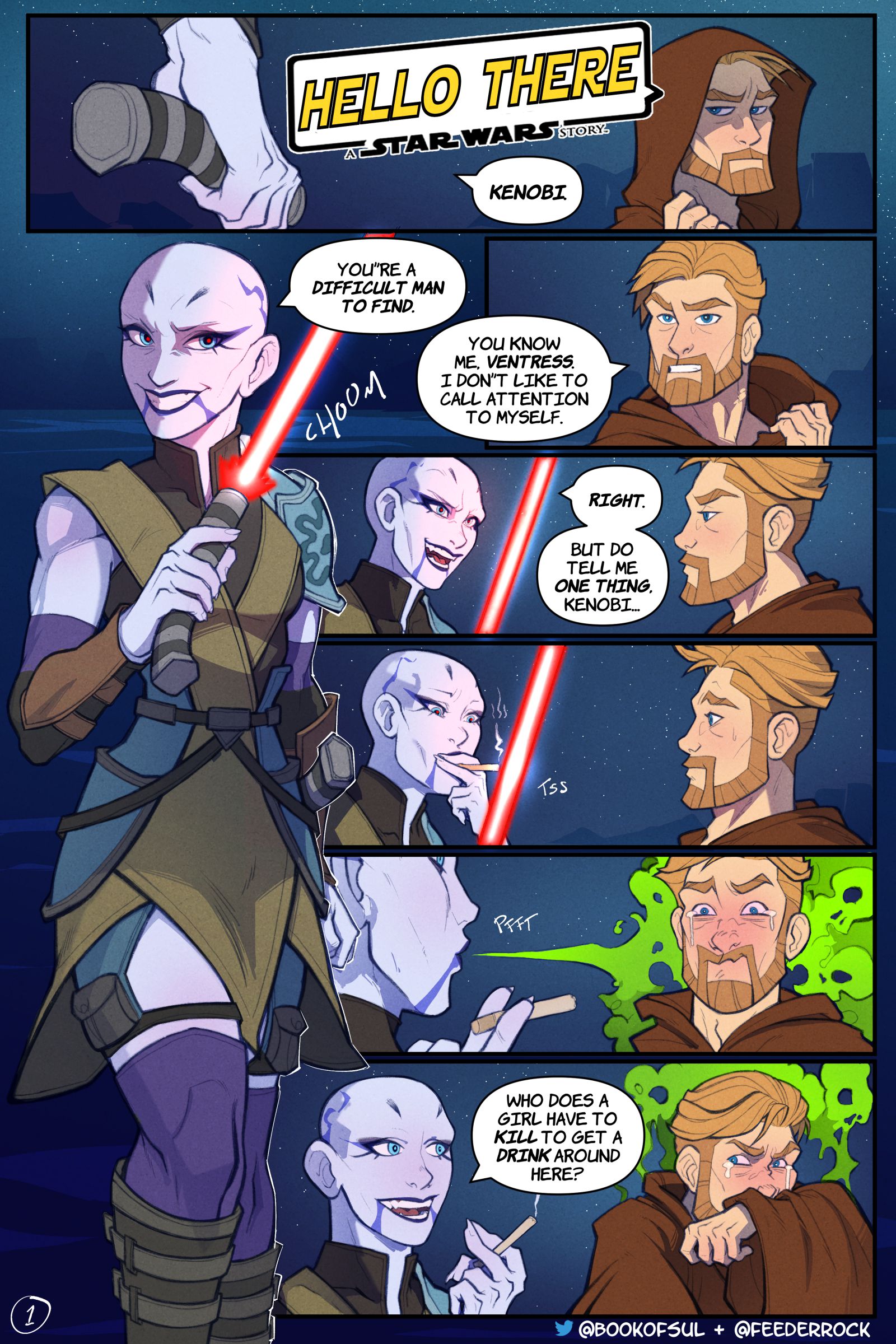 Hello There (Star Wars: The Clone Wars) [Hagfish , Stendra] 1 . Hello There - Chapter 1 (Star Wars: The Clone Wars) [Hagfish , Stendra] – page 1