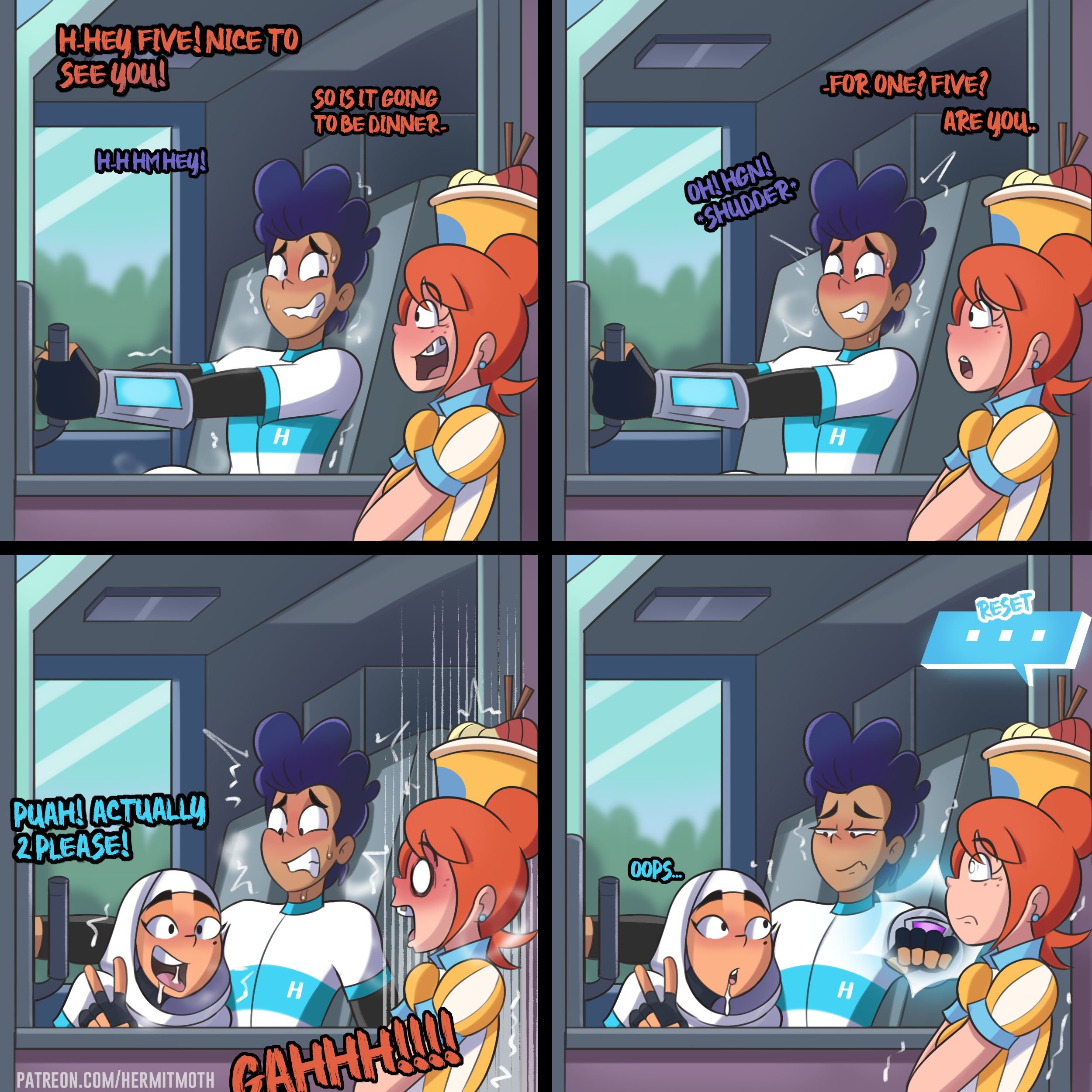 Zahra short set (Glitch Techs) [Hermit Moth] 1 . Zahra short set - Chapter 1 (Glitch Techs) [Hermit Moth] – page 1