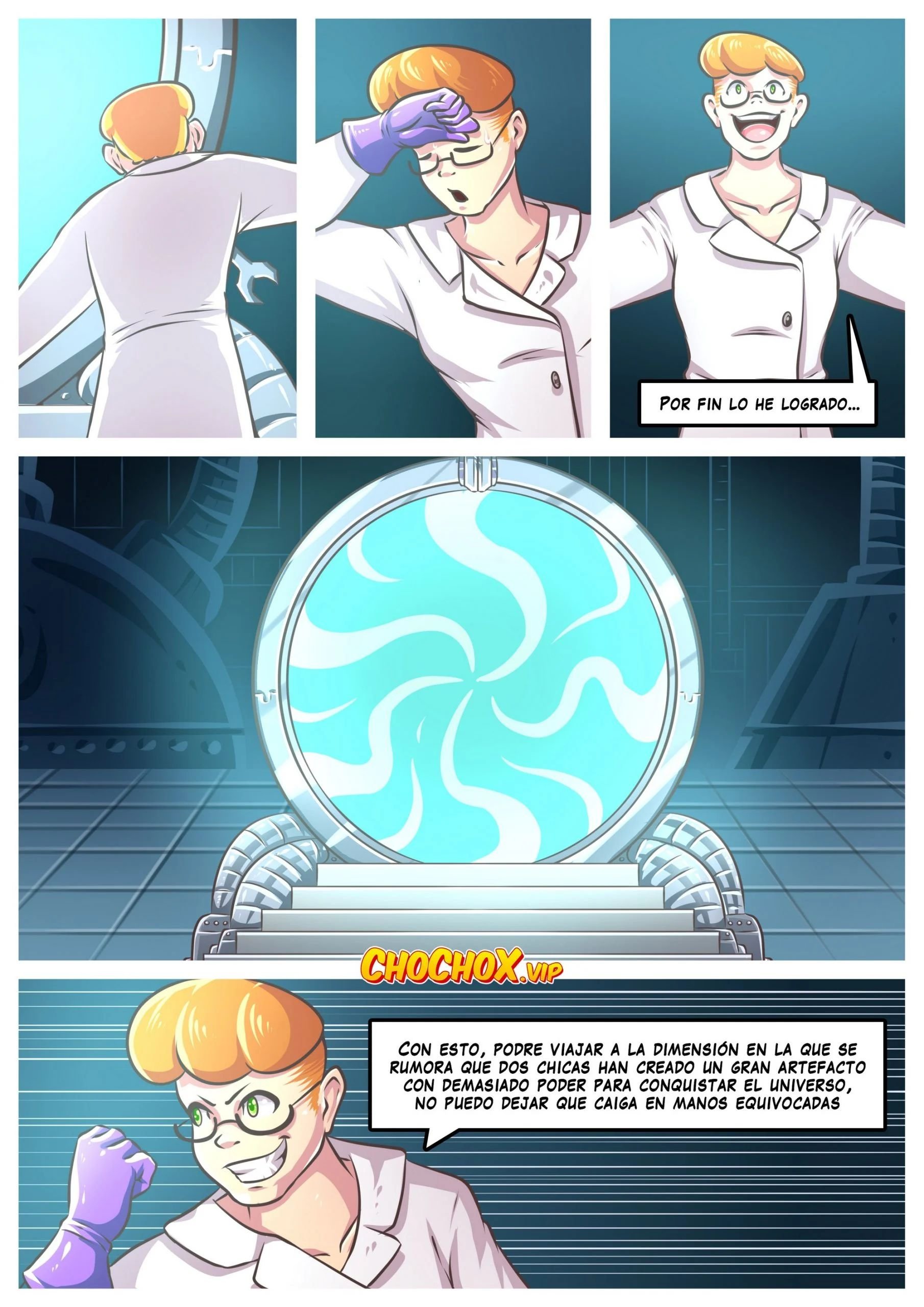 Between Dimensions (Dexter’s Laboratory) [Crock Comix] 1 . Between Dimensions - SPANISH - Chapter 1 (Dexter’s Laboratory) [Crock Comix] – page 2
