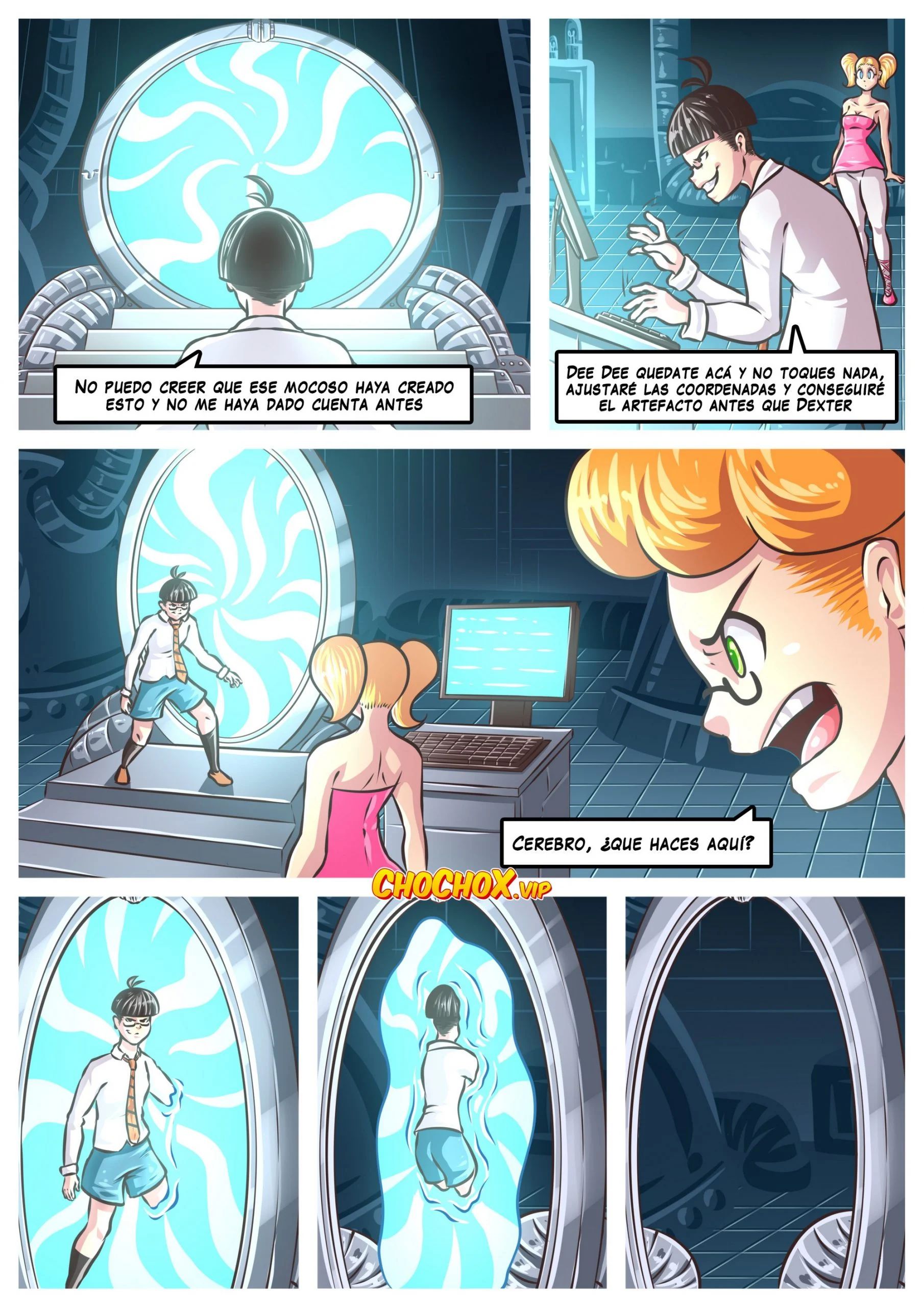 Between Dimensions (Dexter’s Laboratory) [Crock Comix] 1 . Between Dimensions - SPANISH - Chapter 1 (Dexter’s Laboratory) [Crock Comix] – page 8